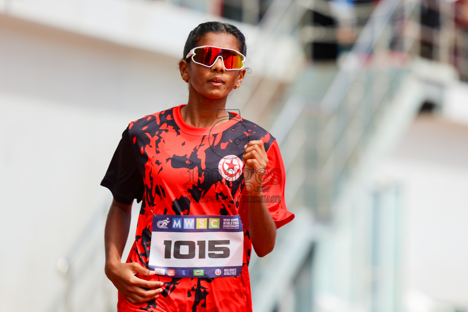 Day 1 of MWSC Interschool Athletics Championships 2024 held in Hulhumale Running Track, Hulhumale, Maldives on Saturday, 9th November 2024. 
Photos by: Ismail Thoriq, Hassan Simah / Images.mv