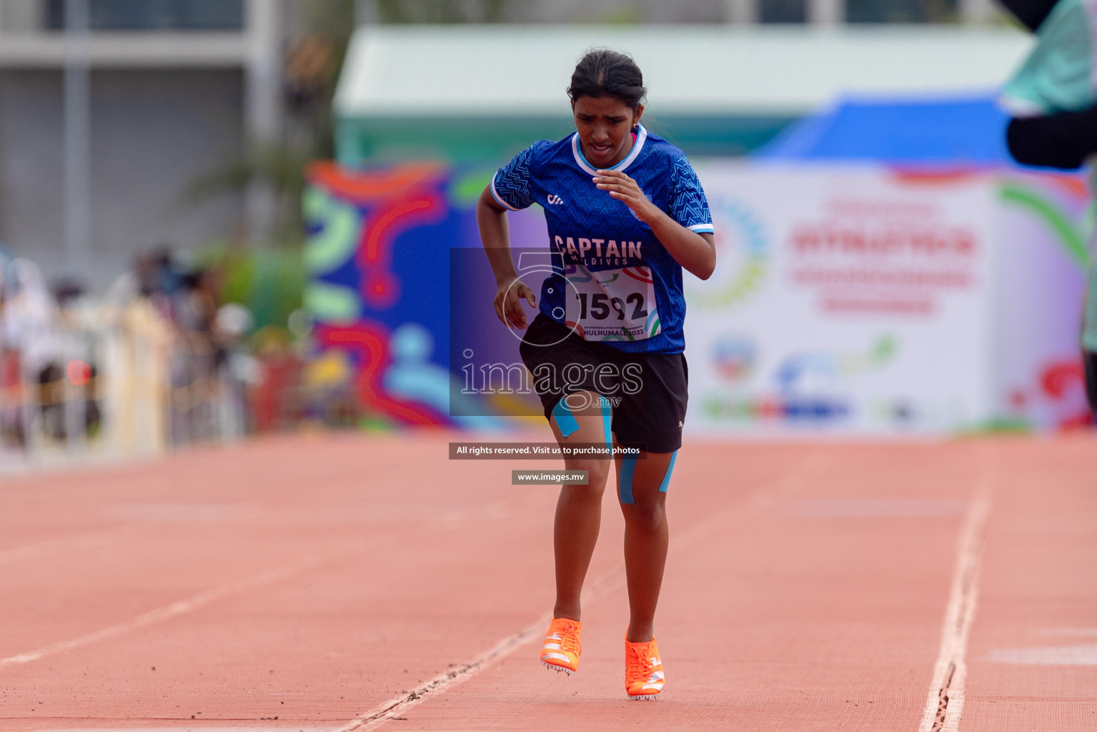 Day two of Inter School Athletics Championship 2023 was held at Hulhumale' Running Track at Hulhumale', Maldives on Sunday, 15th May 2023. Photos: Shuu/ Images.mv