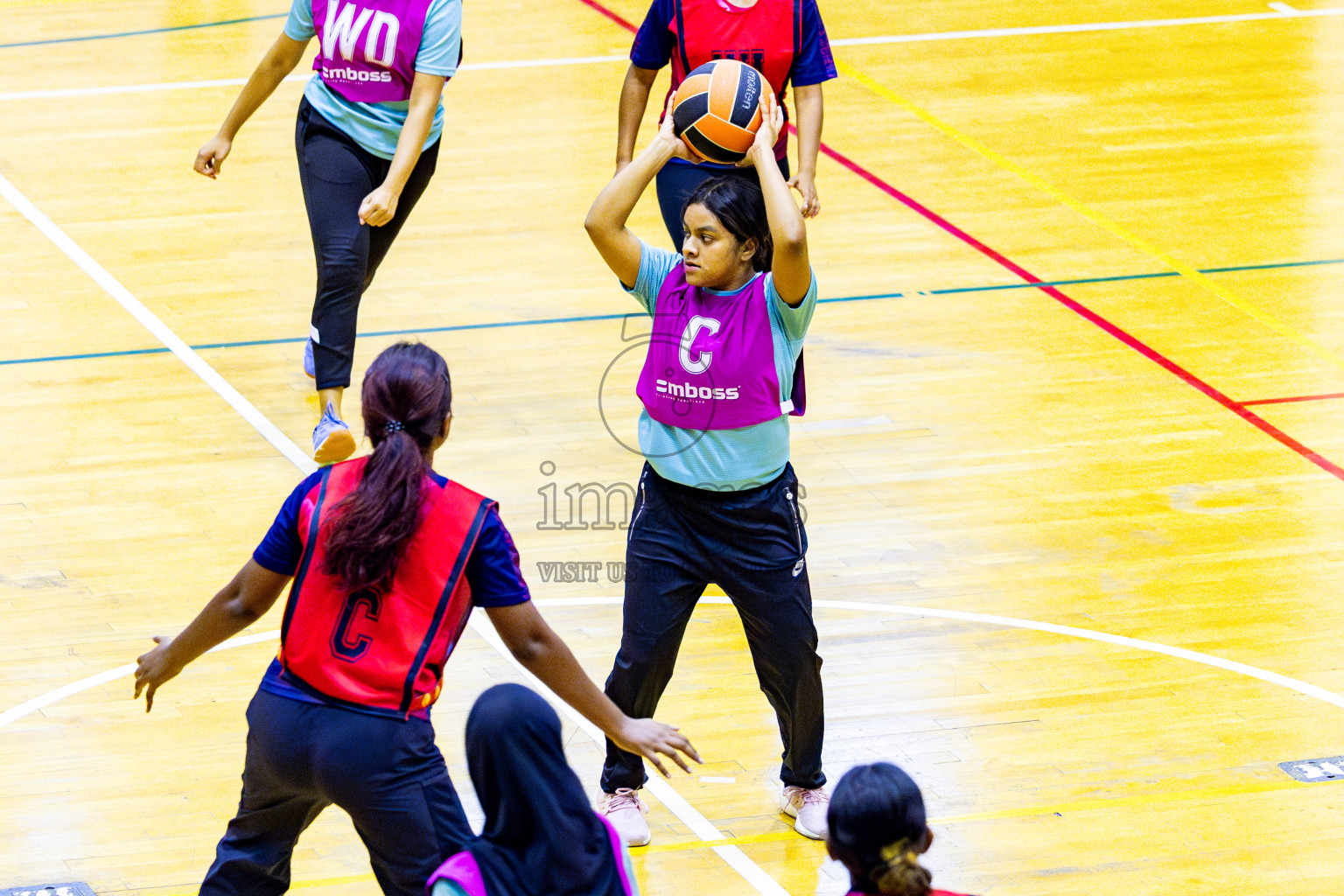 MV Netters vs Club Matrix in Day 4 of 21st National Netball Tournament was held in Social Canter at Male', Maldives on Sunday, 19th May 2024. Photos: Nausham Waheed / images.mv