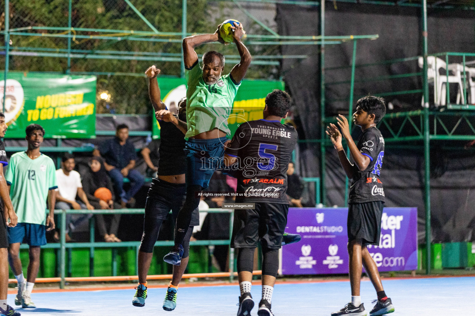 Day 10 of 6th MILO Handball Maldives Championship 2023, held in Handball ground, Male', Maldives on 29th May 2023 Photos: Shuu Abdul Sattar/ Images.mv