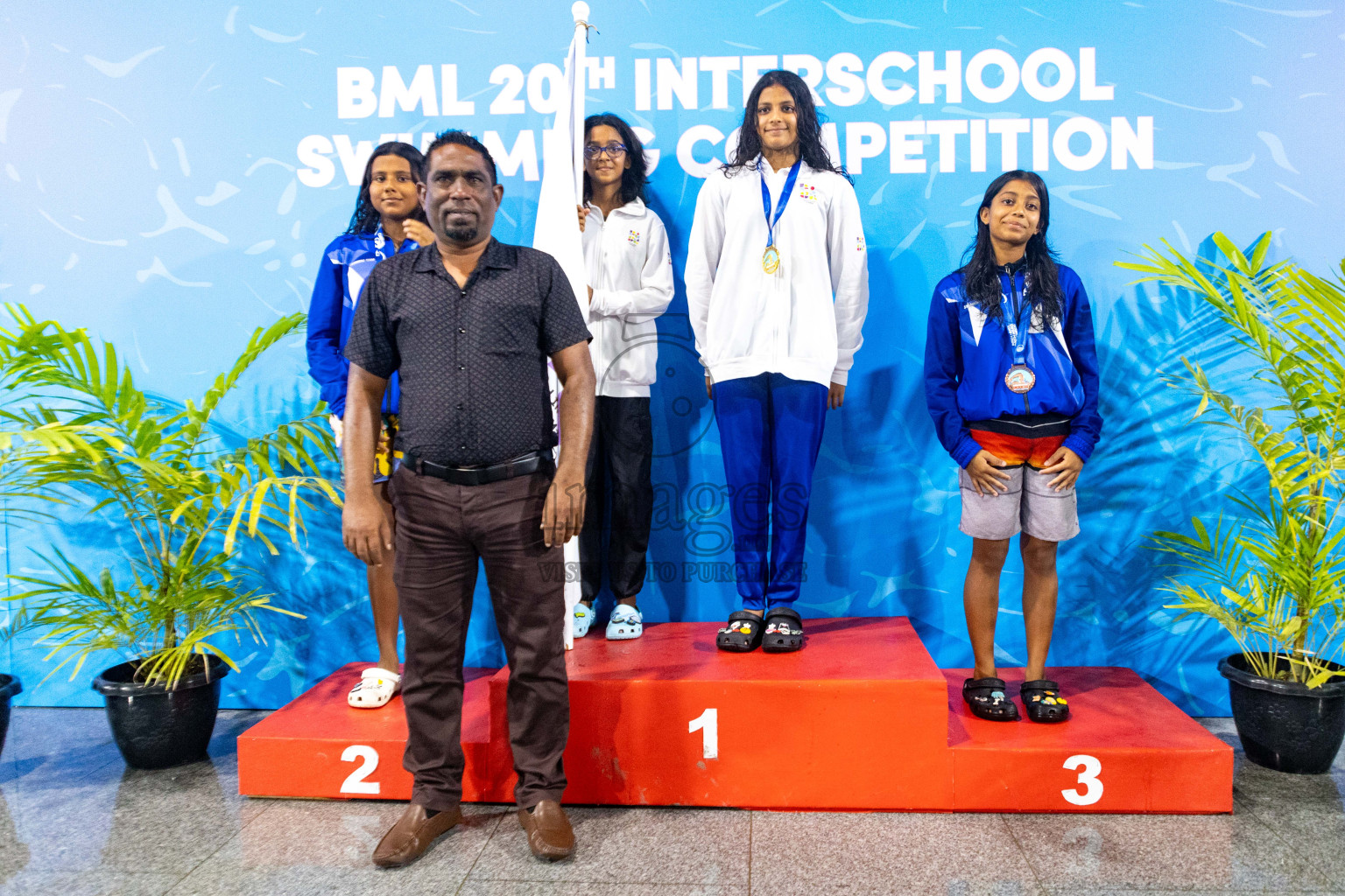 Day 4 of 20th Inter-school Swimming Competition 2024 held in Hulhumale', Maldives on Tuesday, 15th October 2024. Photos: Ismail Thoriq / images.mv