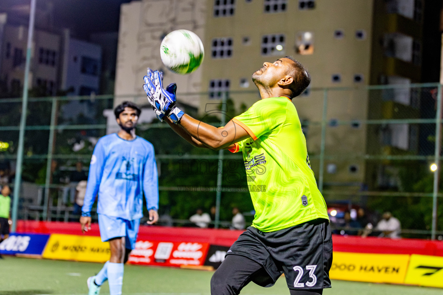 BML vs Antrac in Day 11 of Office League 2025 was held on Saturday, 26th April 2025 in Hulhumale', Maldives. 
Photos: Hassan Simah / images.mv