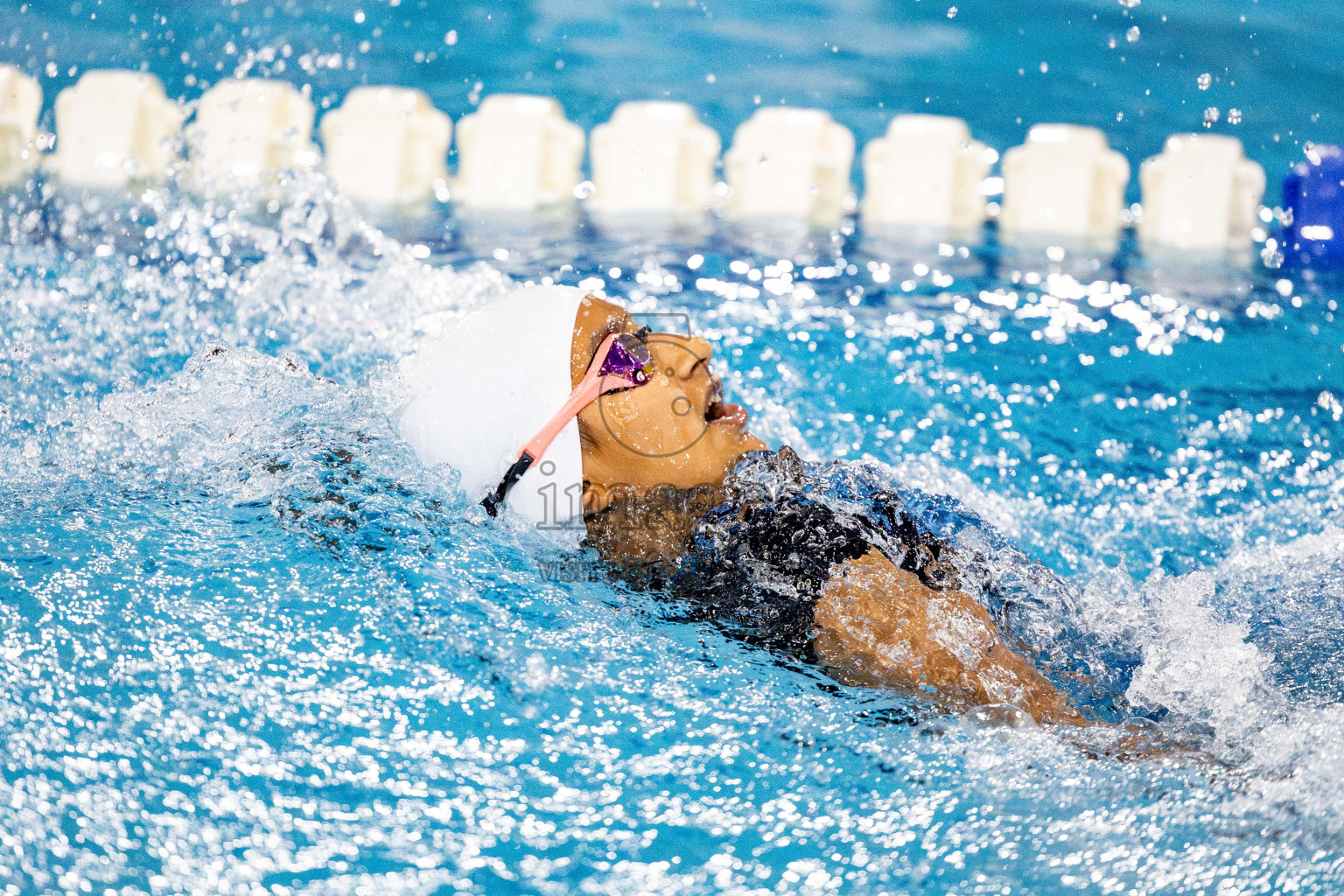 Day 5 of National Swimming Competition 2024 held in Hulhumale', Maldives on Tuesday, 17th December 2024. Photos: Hassan Simah / images.mv