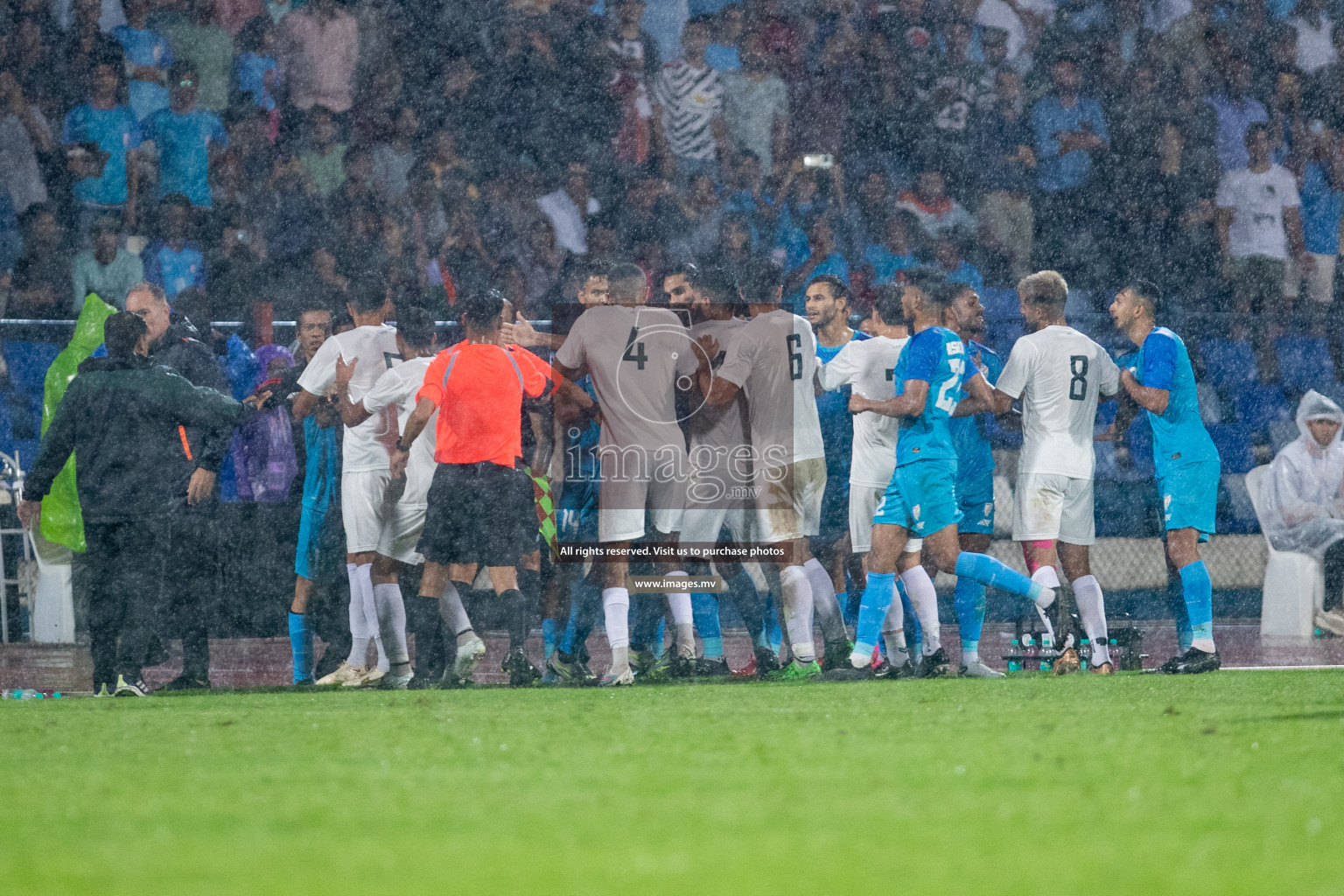 India vs Pakistan in the opening match of SAFF Championship 2023 held in Sree Kanteerava Stadium, Bengaluru, India, on Wednesday, 21st June 2023. Photos: Nausham Waheed / images.mv