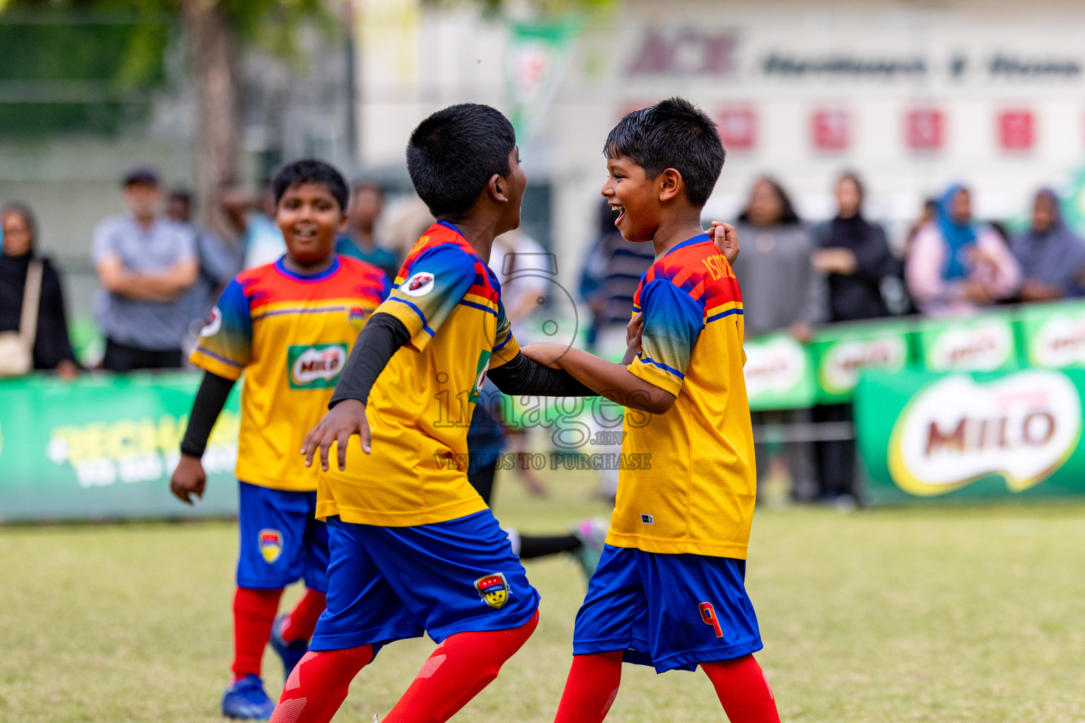 Day 1 of MILO SVAM Juniors 2025 (U-8) was held at Henveiru Stadium in Male', Maldives on Thursday, 26th June 2025. 
Photos: Hassan Simah / images.mv