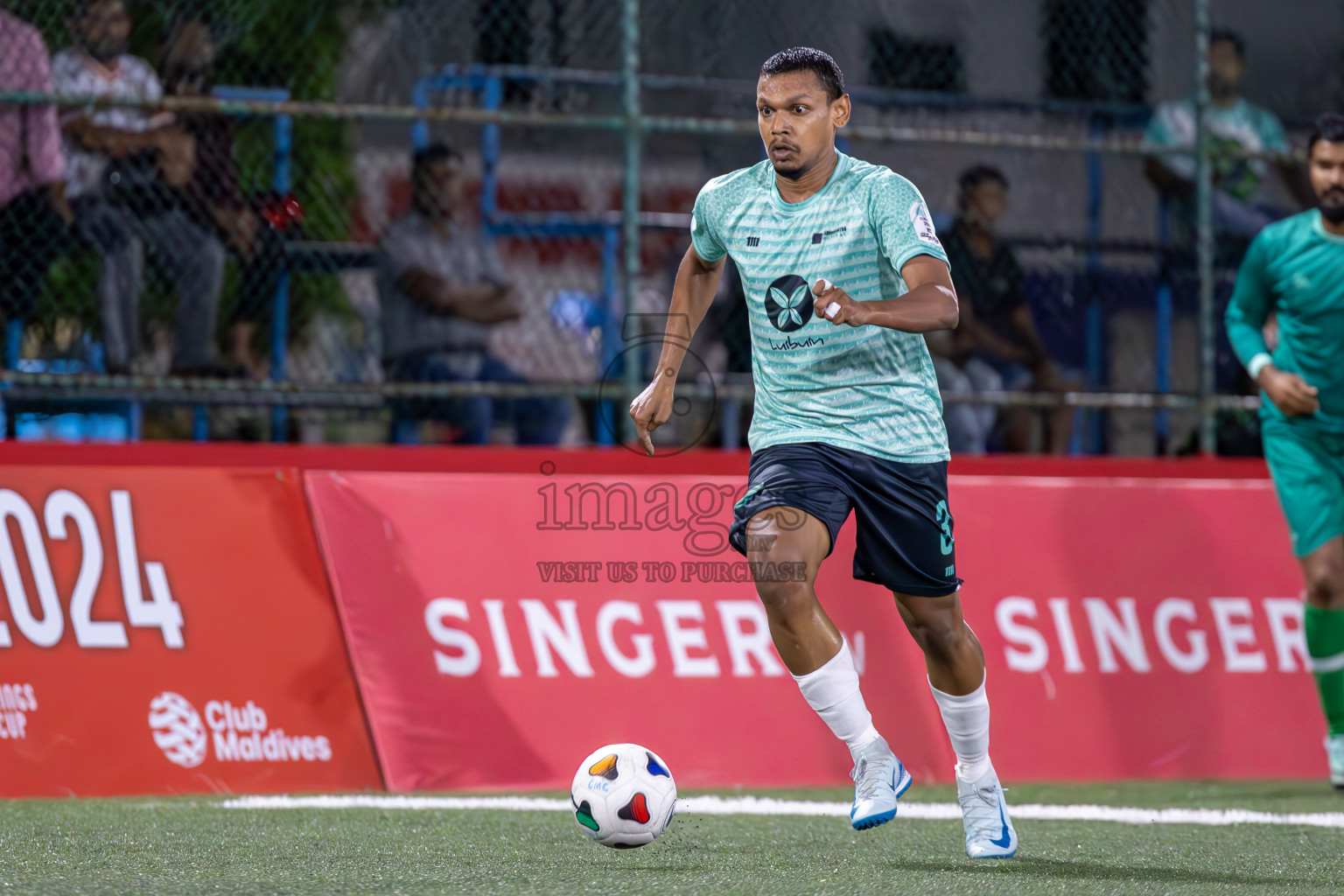 Team Dharumavantha vs Hiya Club in Club Maldives Classic 2024 held in Rehendi Futsal Ground, Hulhumale', Maldives on Sunday, 8th September 2024. 
Photos: Ismail Thoriq / images.mv