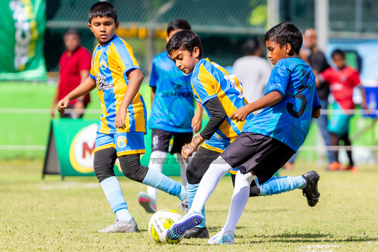 Day 1 of MILO Academy Championship 2025 (U-12) was held at Henveiru Stadium in Male', Maldives on Thursday, 1st May 2025. Photos: Nausham Waheed / images.mv