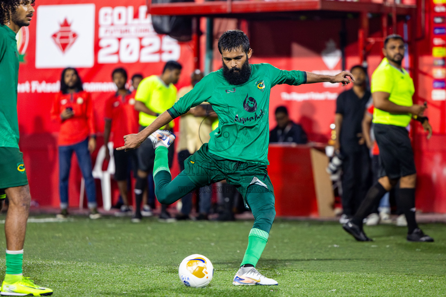 HA Vashafaru VS HA Kelaa in Atoll Round Semi-Final on Day 23 of Golden Futsal Challenge 2025 was held on Monday , 27th January 2025, in Hulhumale', Maldives. Photos: Nausham Waheed / images.mv