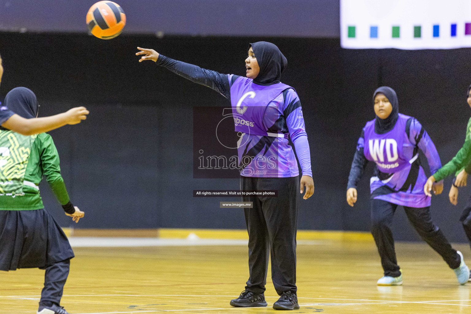 Day4 of 24th Interschool Netball Tournament 2023 was held in Social Center, Male', Maldives on 30th October 2023. Photos: Nausham Waheed / images.mv