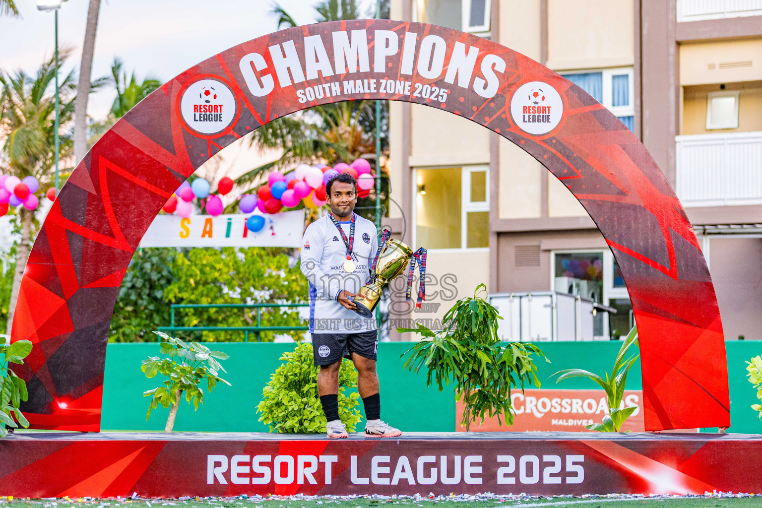 Waldorf Astoria vs SAII Lagoon in Finals of Resort League 2025 (South Male Zone) was held on Sunday, 19th October 2025 in Crossroads's Maldives, Photos: Areef Adam / images.mv