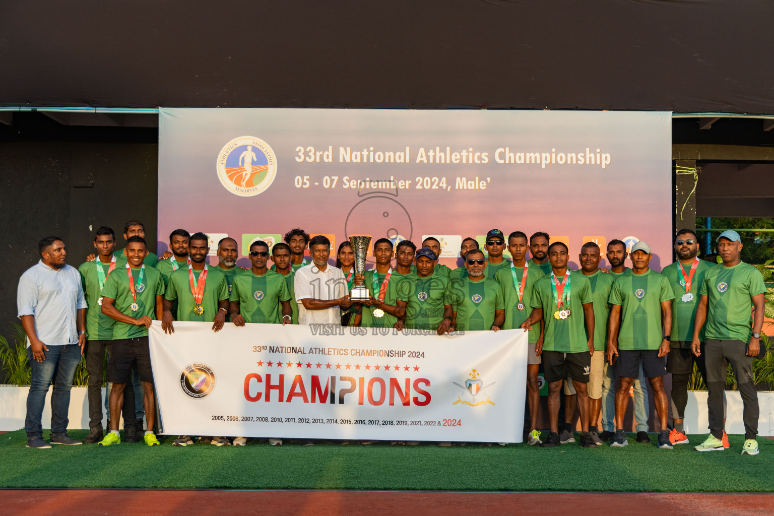 Day 3 of 33rd National Athletics Championship was held in Ekuveni Track at Male', Maldives on Saturday, 7th September 2024. Photos: Hassan Simah / images.mv