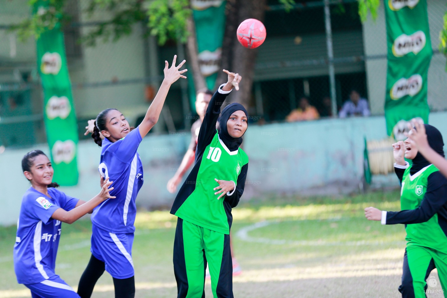 Inter school Handball Tournament in Male', Maldives, Friday, April. 15, 2016.(Images.mv Photo/ Hussain Sinan).