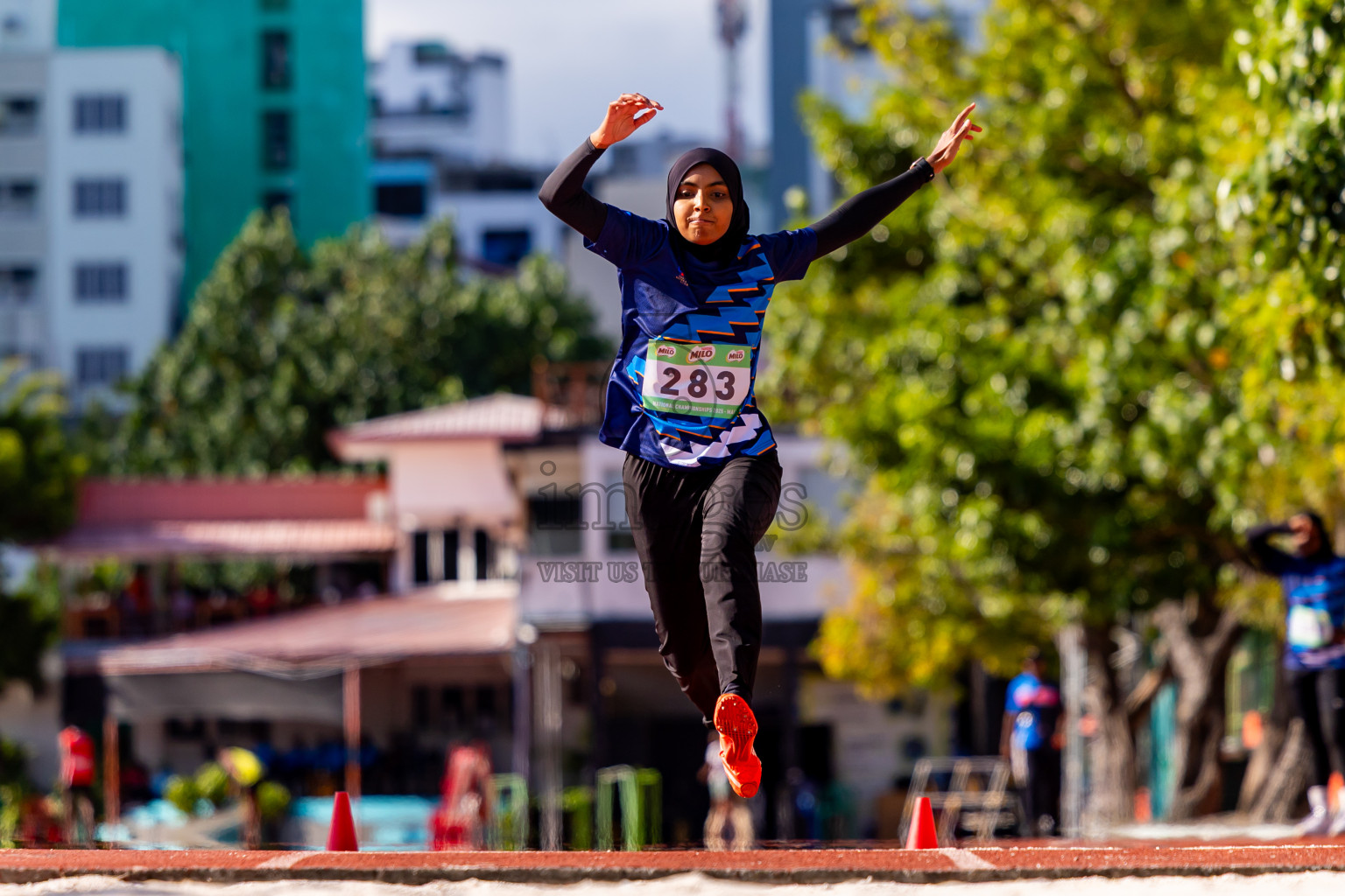 Day 2 of National Athletics Championship 2025 was held at Ekuveni Running Ground in Male', Maldives on Friday, 15th August 2025. Photos: Nausham Waheed  / images.mv