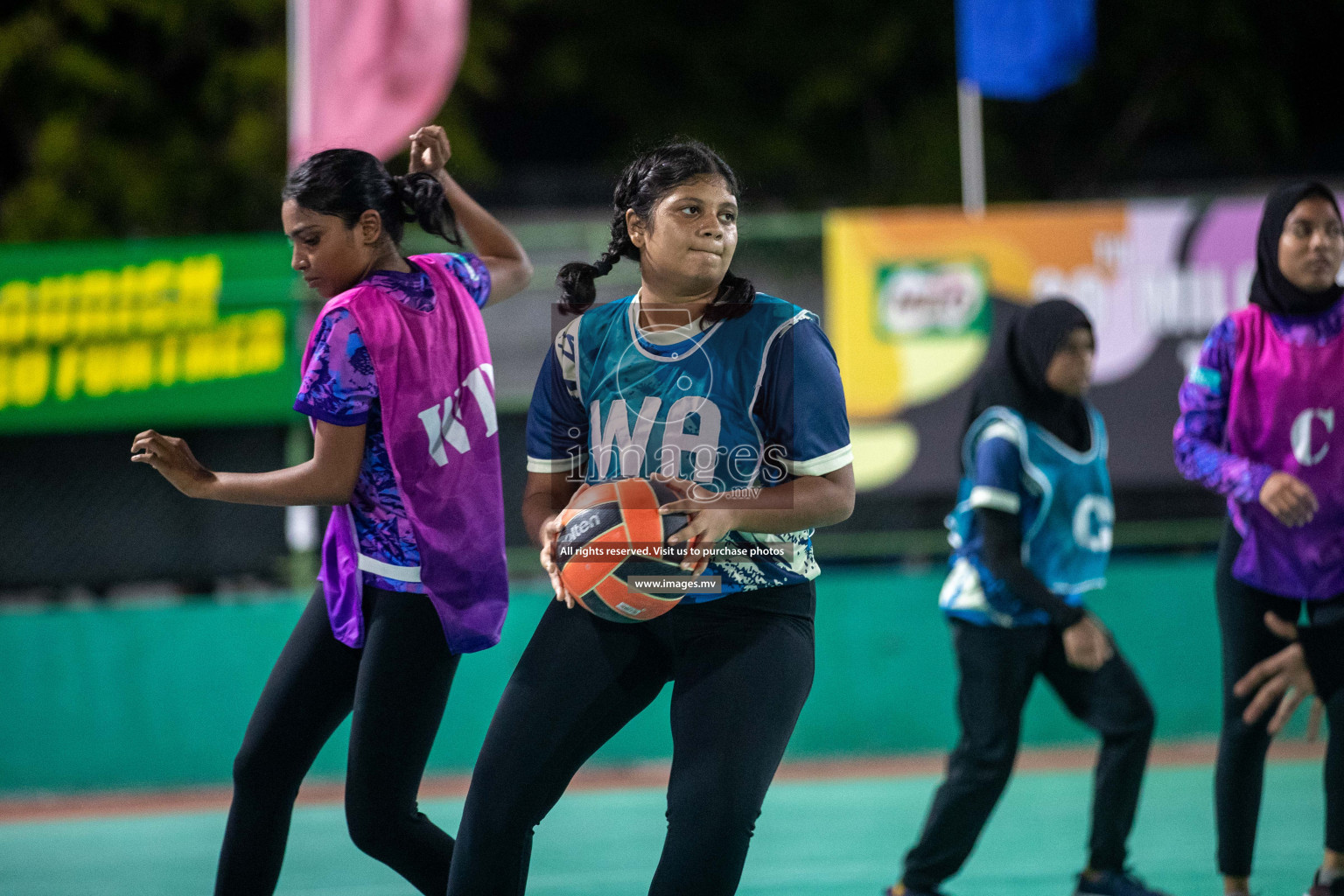 Day 4 of 20th Milo National Netball Tournament 2023, held in Synthetic Netball Court, Male', Maldives on 2nd  June 2023 Photos: Nausham Waheed/ Images.mv