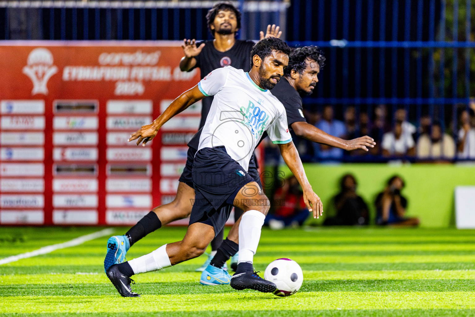 Nala Brothers vs BK Sports Club in Day 3 of Eydhafushi Futsal Cup 2024 was held on Wednesday, 10th April 2024, in B Eydhafushi, Maldives Photos: Nausham Waheed / images.mv