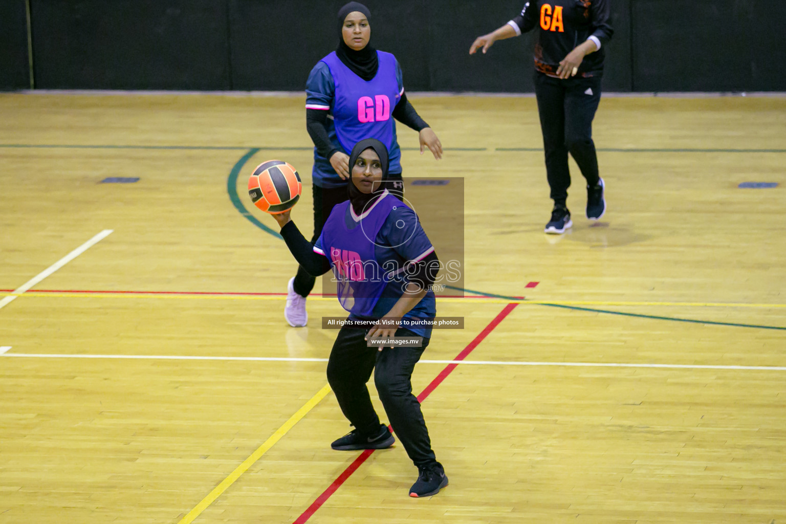 Xenith Sports Club vs Club Matrix in the Milo National Netball Tournament 2022 on 18 July 2022, held in Social Center, Male', Maldives. Photographer: Ahmed Dhaadh / Images.mv