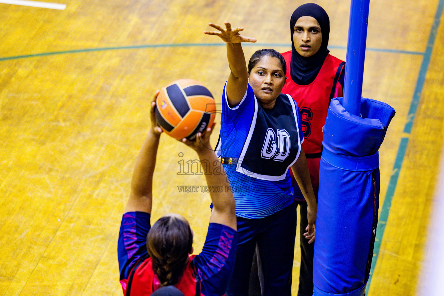 MV Netters vs Club Matrix in Day 3 of 21st National Netball Tournament was held in Social Canter at Male', Maldives on Saturday, 18th May 2024. Photos: Nausham Waheed / images.mv