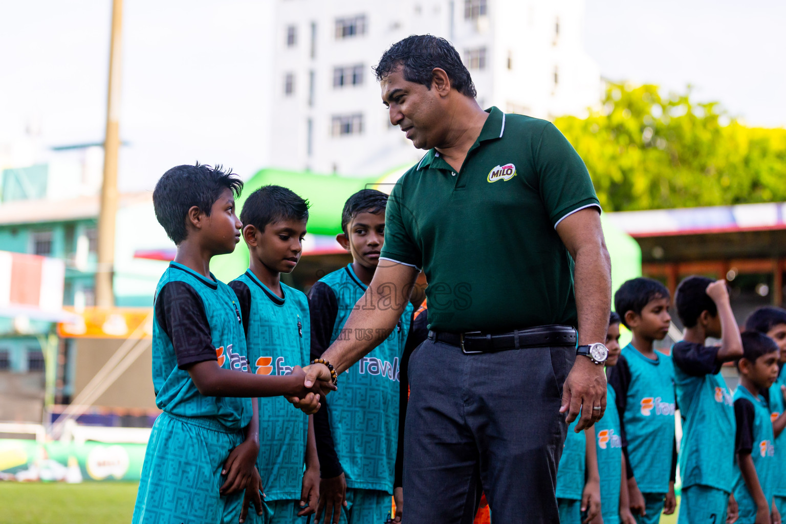 Day 2 of Under 10 MILO Academy Championship 2024 was held at National Stadium in Male', Maldives on Saturday, 27th April 2024. Photos: Nausham Waheed / images.mv