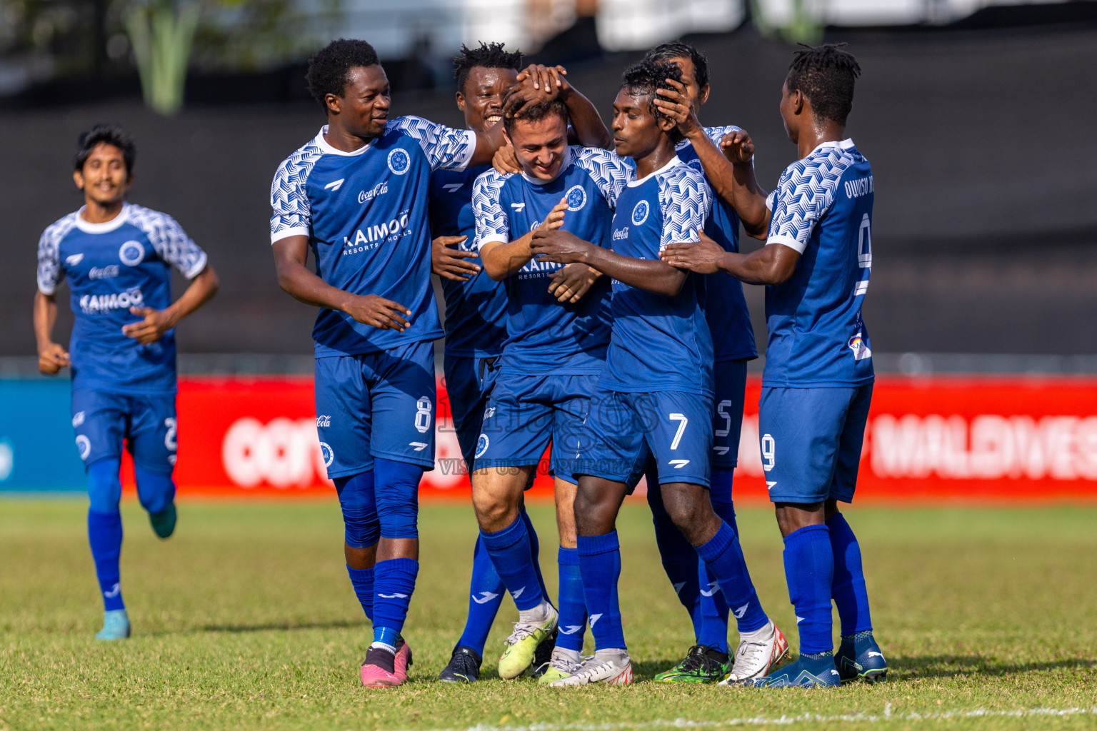 New Radiant SC vs Club PK in the Quarter Final of Second Division 2023 in Male' Maldives on Tuesday, 6th February 2023. Photos: Nausham Waheed / images.mv