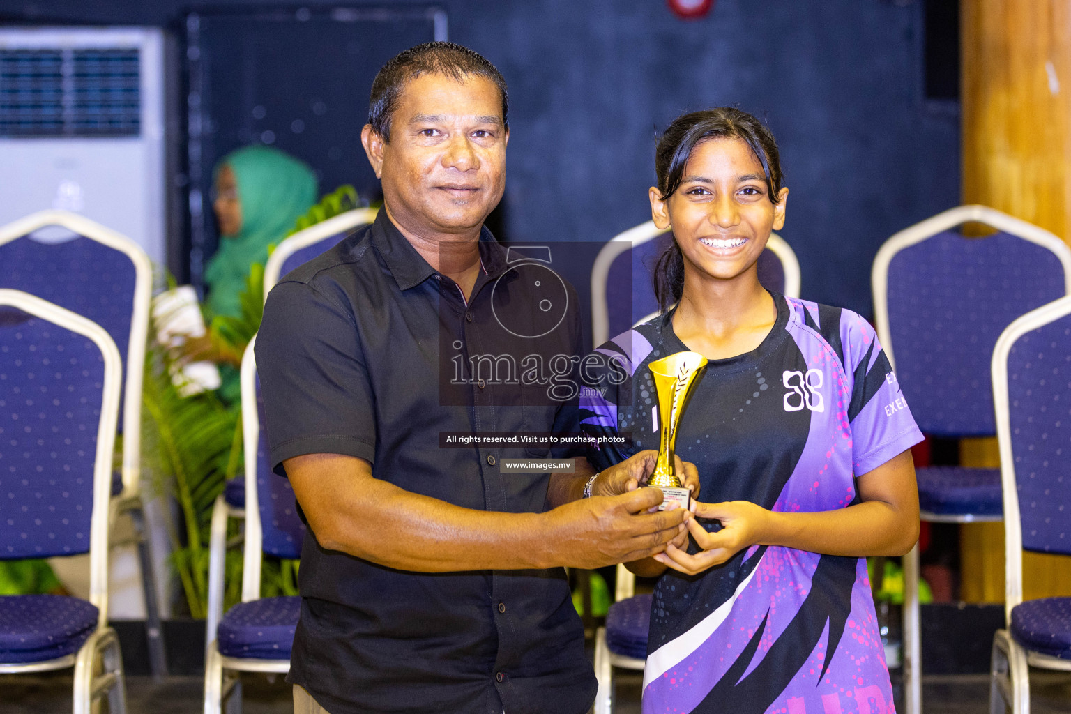 Day6 of 24th Interschool Netball Tournament 2023 was held in Social Center, Male', Maldives on 1st November 2023. Photos: Nausham Waheed / images.mv