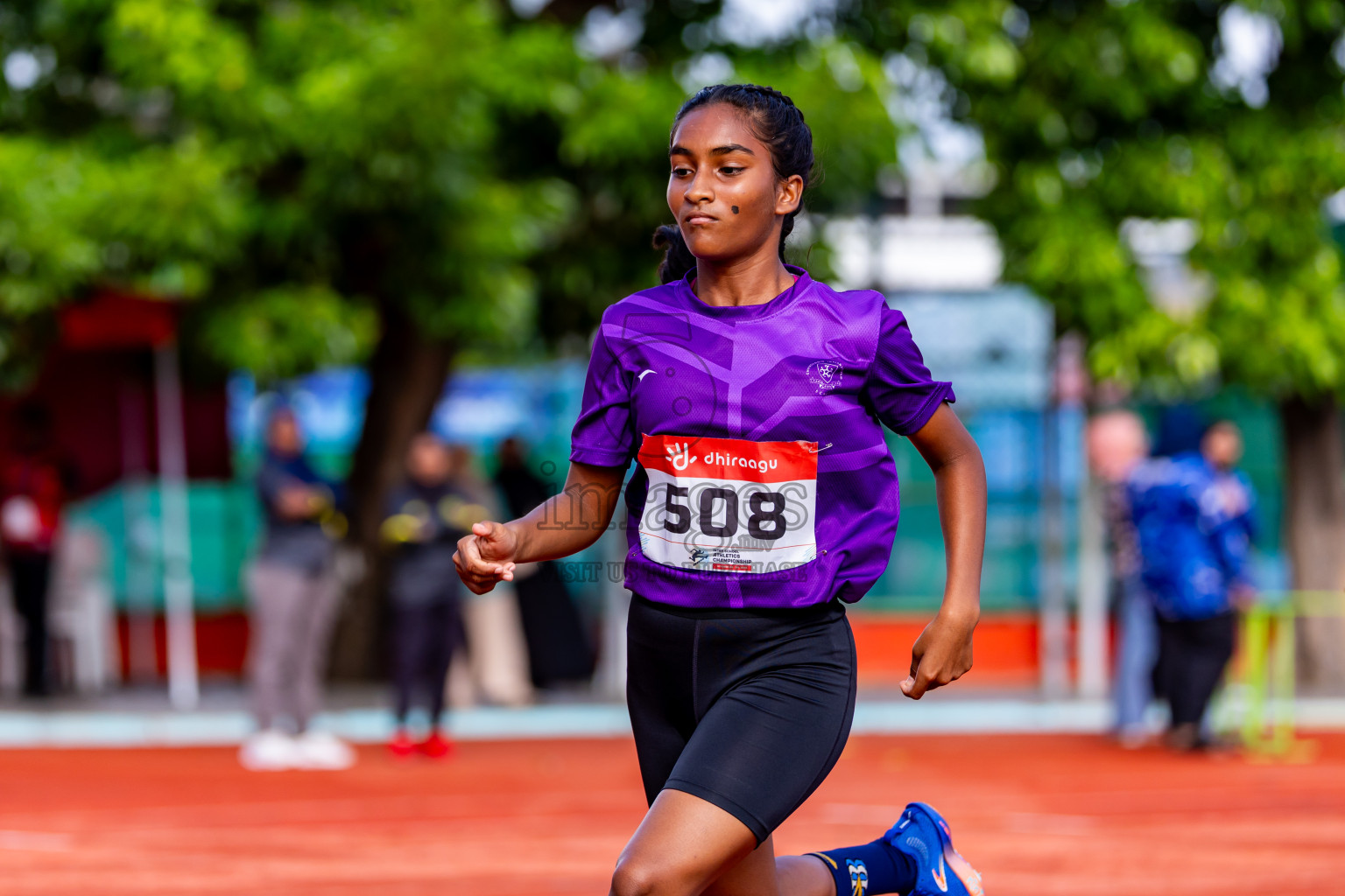 Day 5 of Inter-school Athletics Championship 2025 held in Ekuveni Synthetic Track, Male', Maldives on Saturday, 11th October 2025. Photos by: Nausham Waheed / Images.mv
