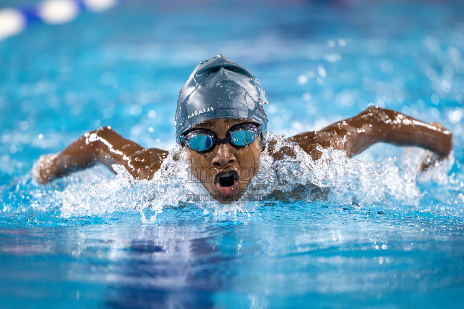 Day 2 of 20th BML Inter-school Swimming Competition 2024 held in Hulhumale', Maldives on Sunday, 13th October 2024. Photos: Ismail Thoriq / images.mv