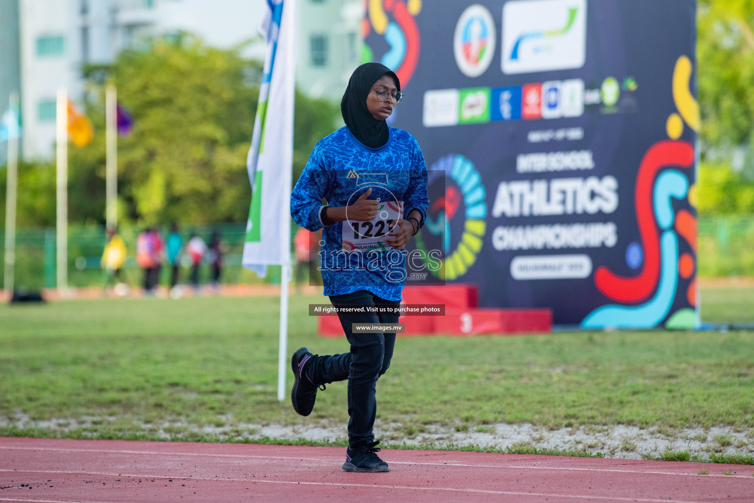 Day two of Inter School Athletics Championship 2023 was held at Hulhumale' Running Track at Hulhumale', Maldives on Sunday, 15th May 2023. Photos: Nausham Waheed / images.mv