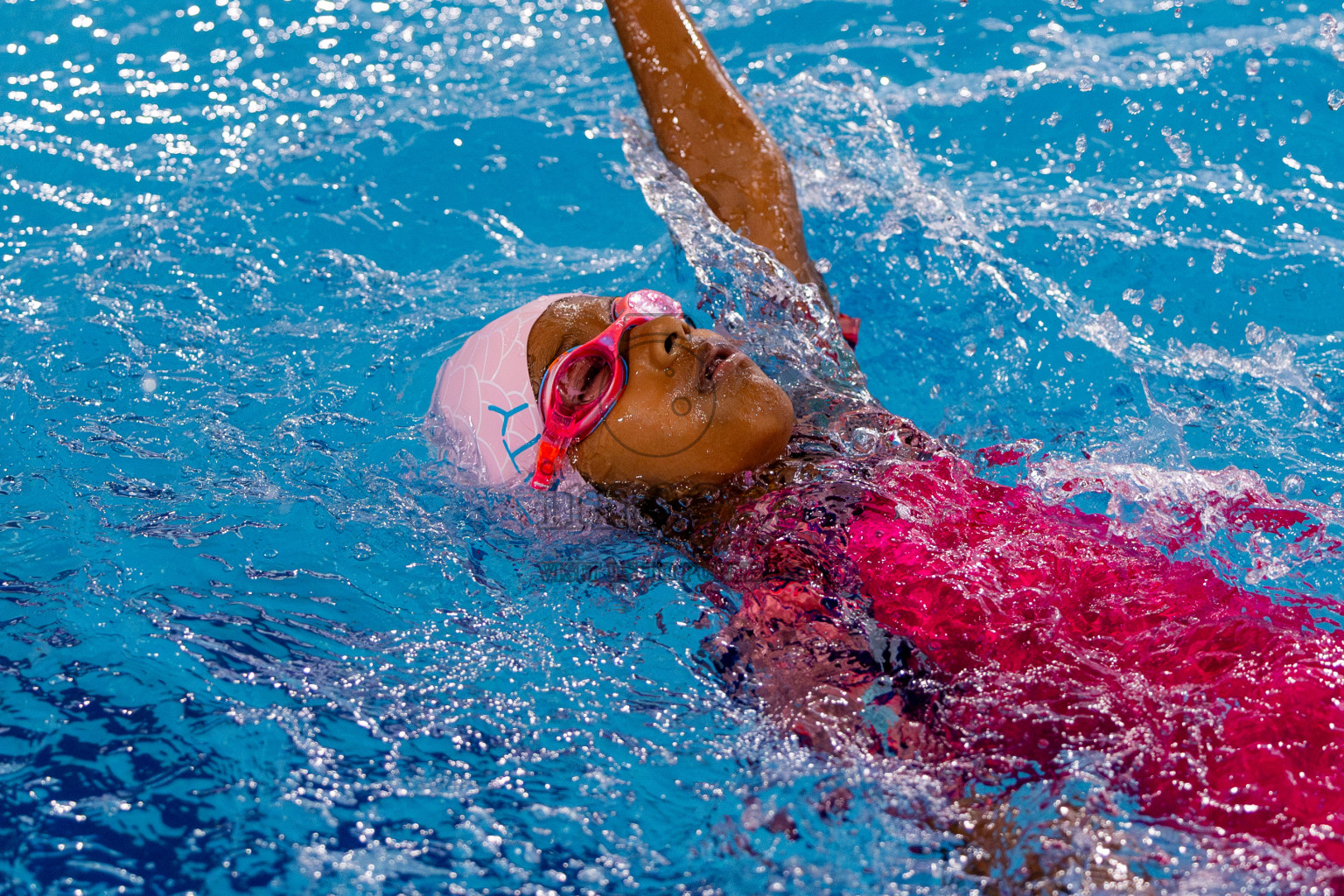 Day 1 of BML 5th National Swimming Kids Festival 2024 held in Hulhumale', Maldives on Monday, 18th November 2024. Photos: Nausham Waheed / images.mv