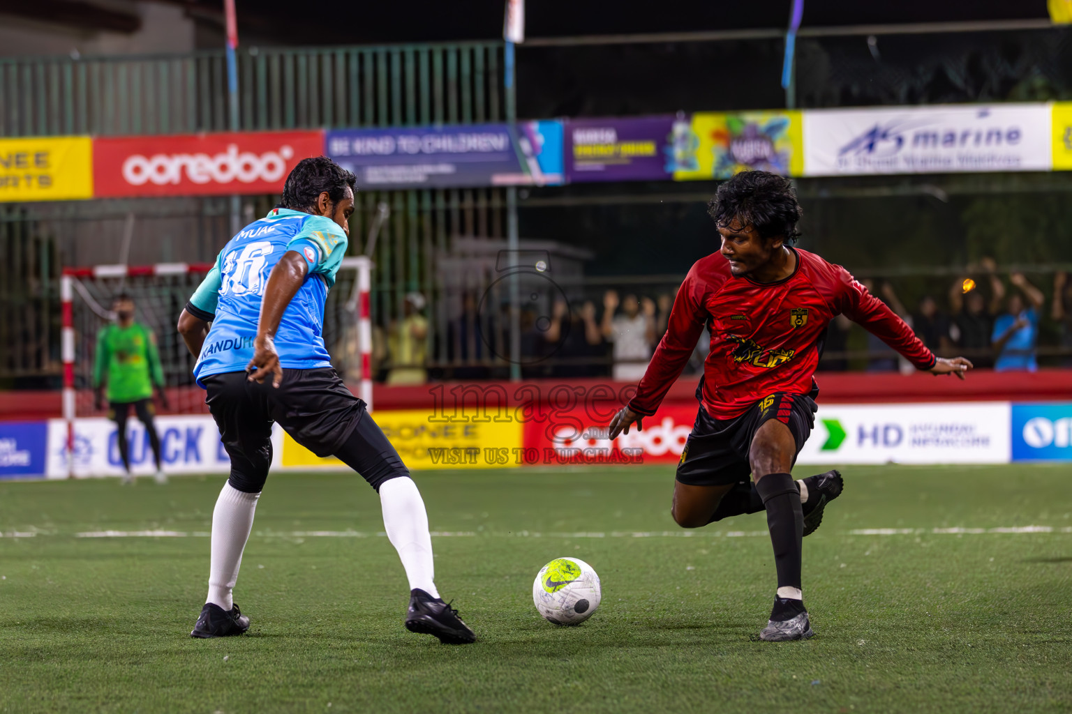 HDh Kumundhoo vs Hah Nellaidhoo in Day 10 of Golden Futsal Challenge 2024 was held on Tuesday, 23rd January 2024, in Hulhumale', Maldives
Photos: Ismail Thoriq / images.mv