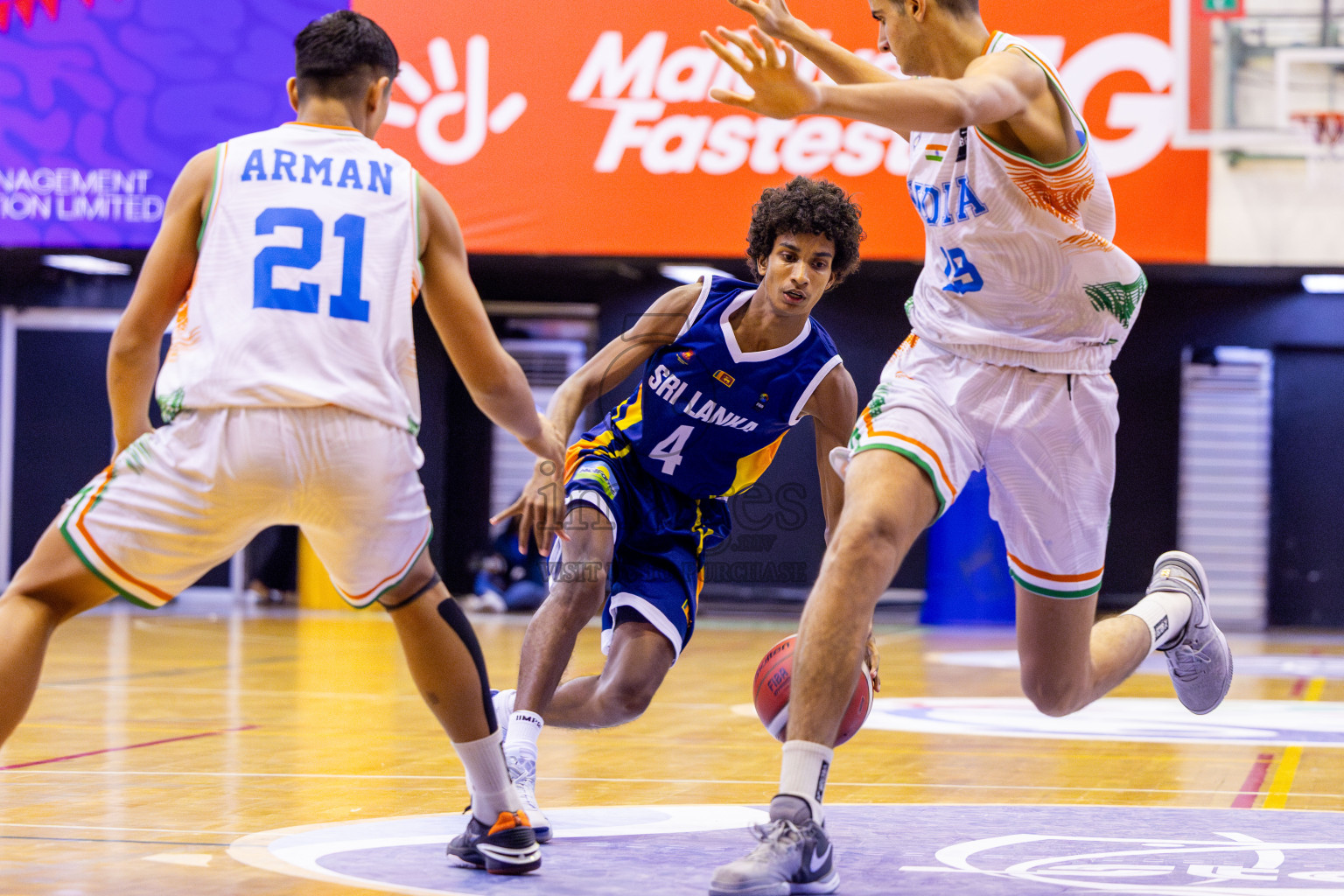 Sri Lanka vs India in the Final of Under 16 Asian Cup SABA Qualifiers 2025 was held in Social Center, Male', Maldives on Sunday, 15th June 2025. Photos: Nausham Waheed / images.mv