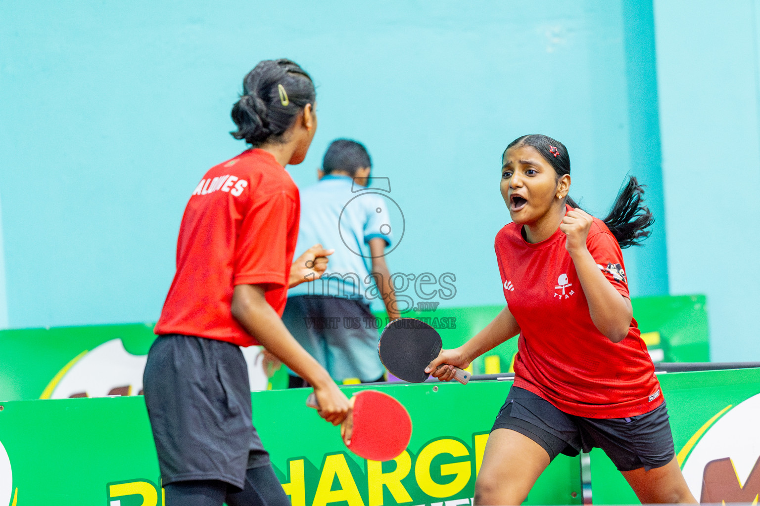 Day 6 of Interschool Table Tennis Tournament 2025 held at Male' TT Hall, Male', Maldives on Tuesday, 20th May 2025.
Photos by: Ismail Thoriq / images.mv