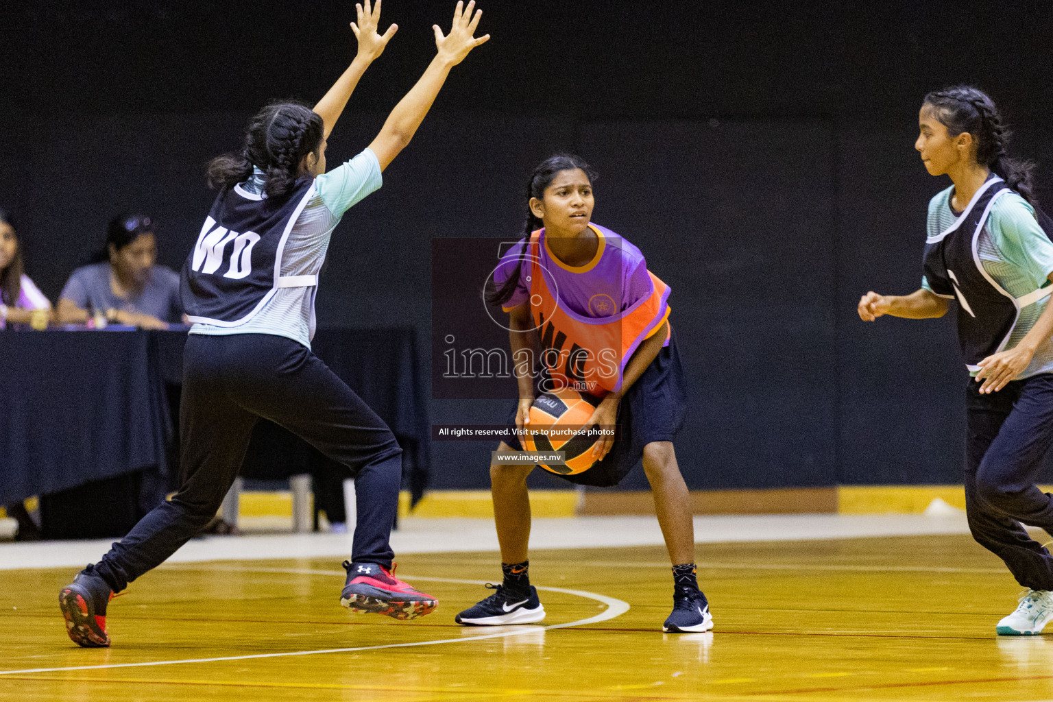 Day2 of 24th Interschool Netball Tournament 2023 was held in Social Center, Male', Maldives on 28th October 2023. Photos: Nausham Waheed / images.mv