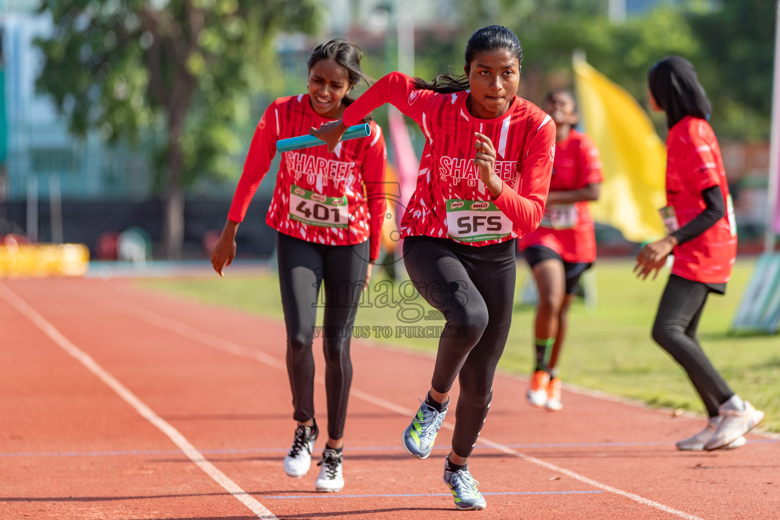 Day 4 of MILO Athletics Association Championship was held on Friday, 8th March 2024 in Male', Maldives. Photos: Hasna Hussain