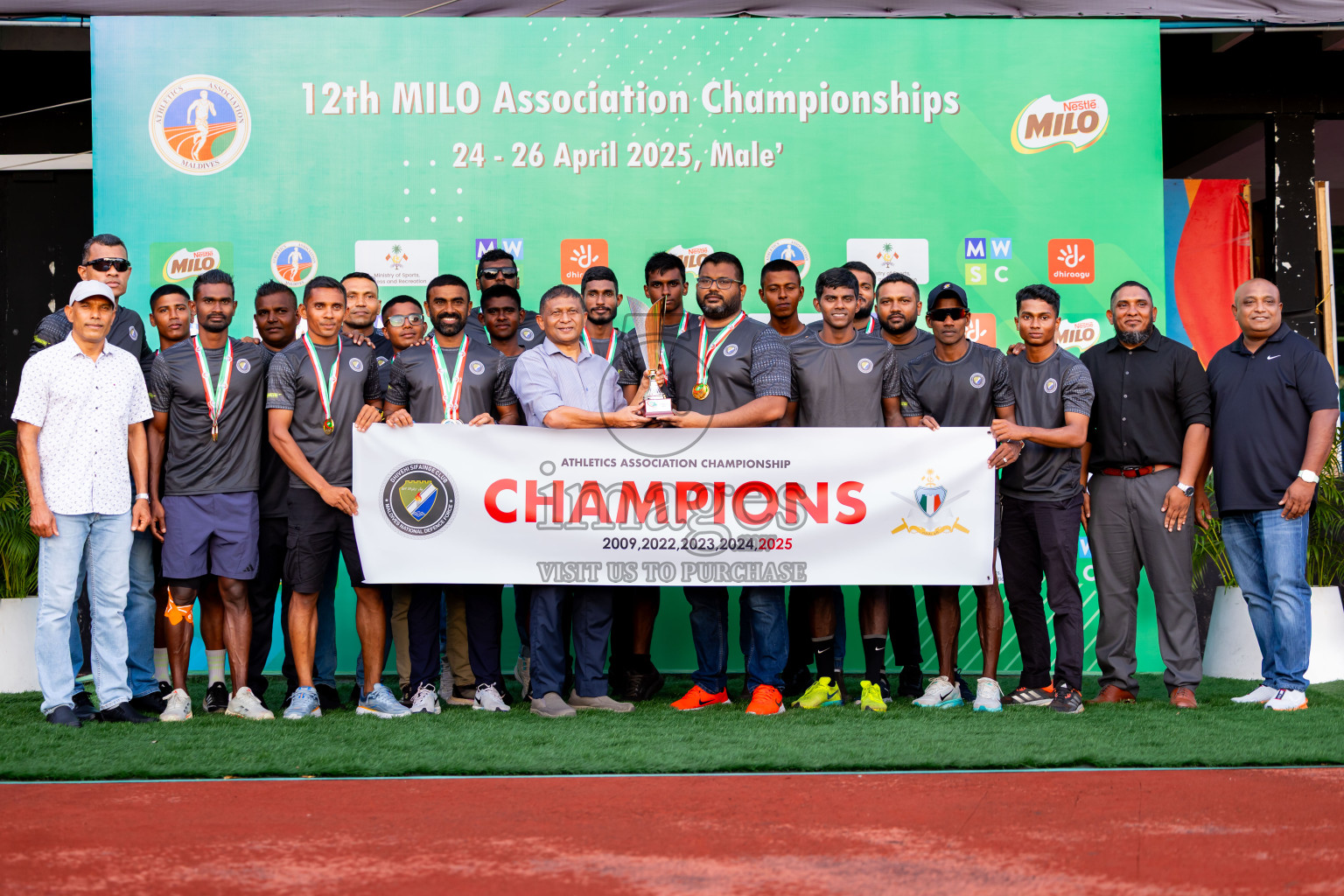 Day 3 of 12th Milo Association Championships was held in Ekuveni Track at Male', Maldives on Saturday, 26th April 2025. Photos: Nausham Waheed / images.mv