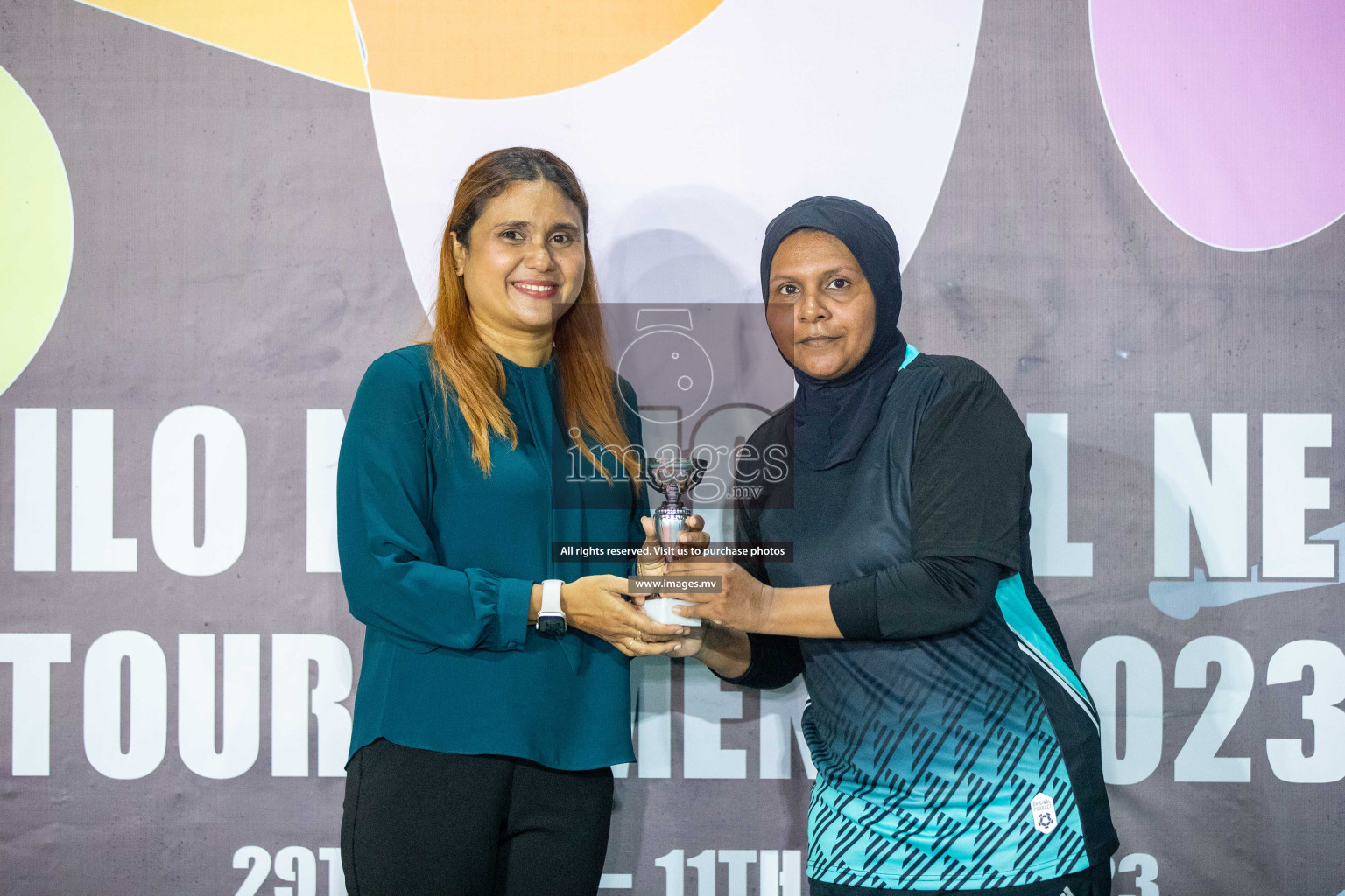 Day 1 of 20th Milo National Netball Tournament 2023, held in Synthetic Netball Court, Male', Maldives on 29th May 2023 Photos: Nausham Waheed/ Images.mv