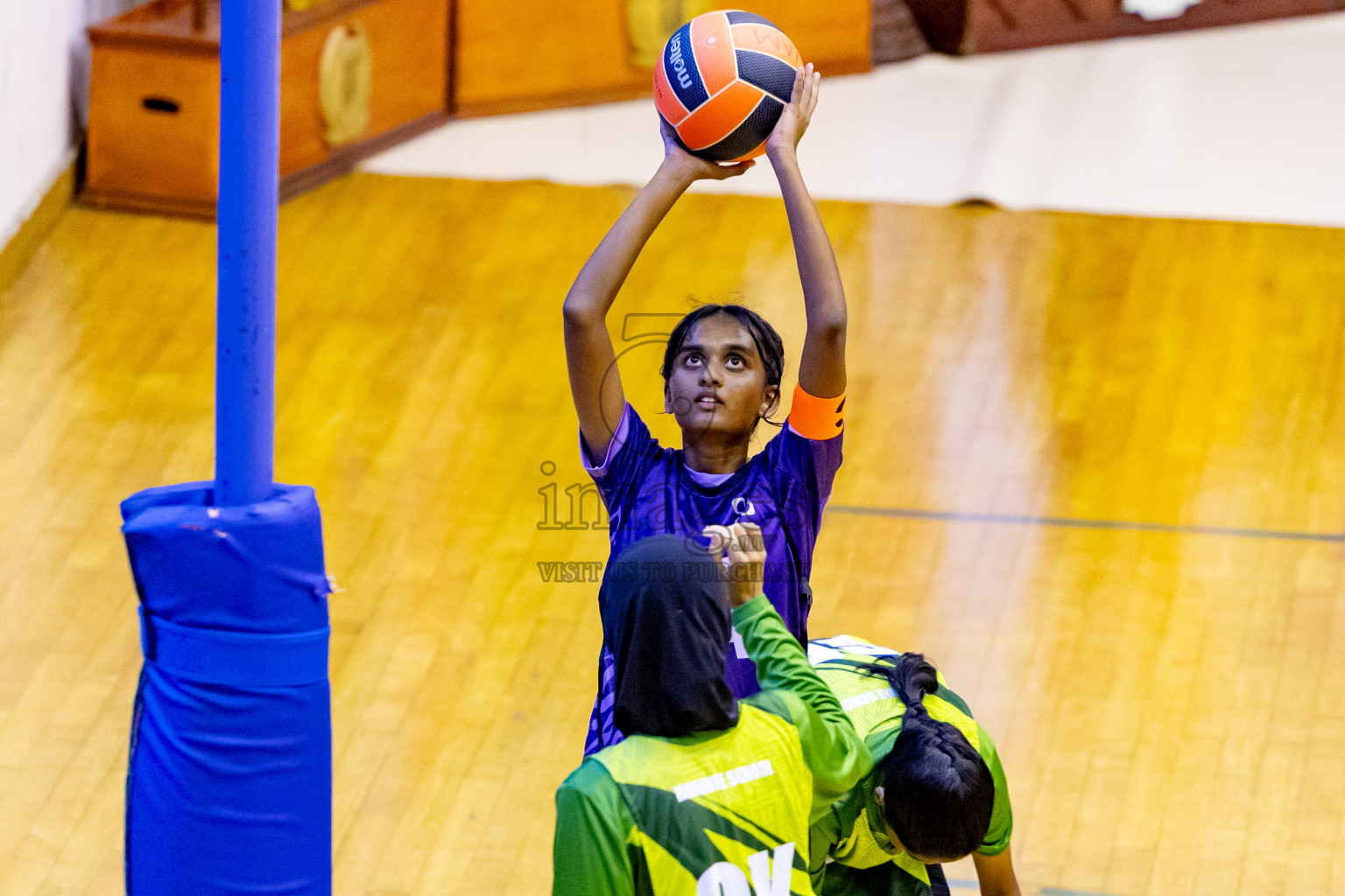 Day 7 of 25th Inter-School Netball Tournament was held in Social Center at Male', Maldives on Saturday, 17th August 2024. Photos: Nausham Waheed / images.mv