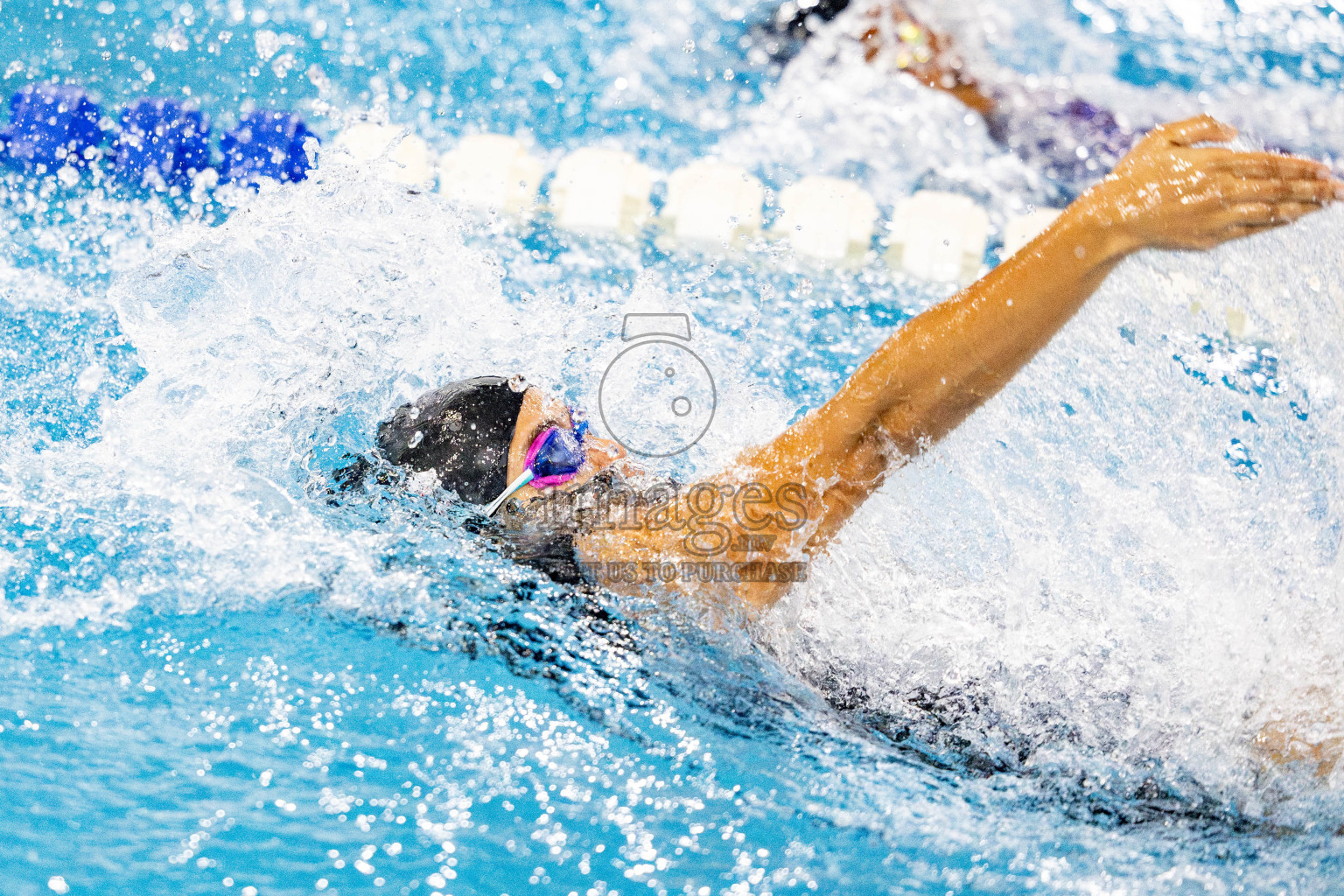 Day 5 of National Swimming Competition 2024 held in Hulhumale', Maldives on Tuesday, 17th December 2024. Photos: Hassan Simah / images.mv