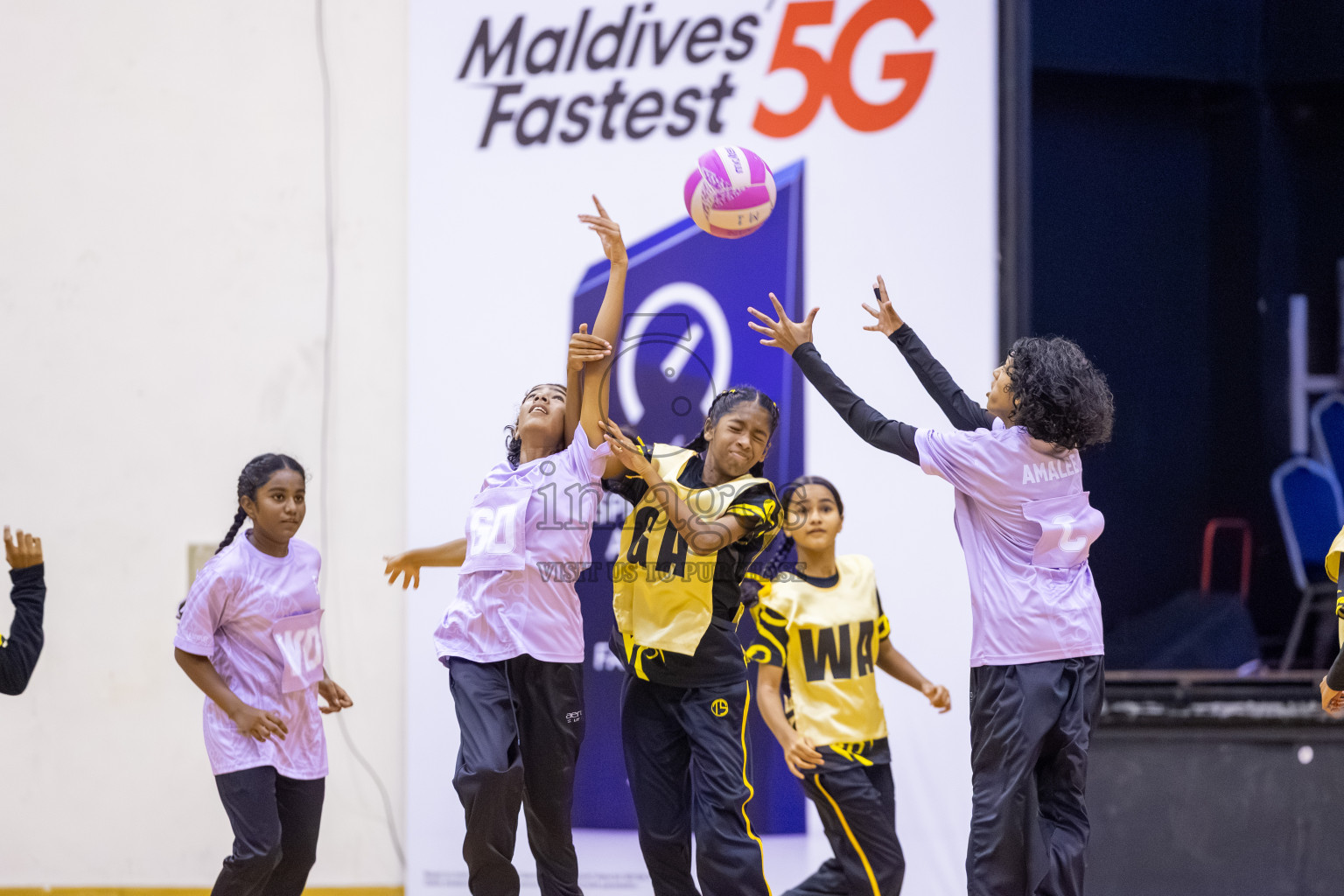 Day 13 of 26th Inter-School Netball Tournament 2025 was held in Social Center Indoor Hall on Saturday, 1st November 2025. Photos: Ismail Thoriq / images.mv