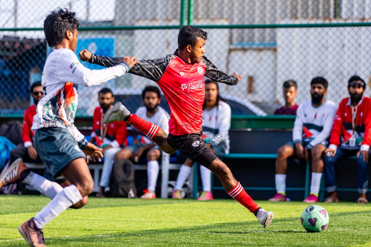 Young Stars vs SDZ Juniors in Day 8 of BG Futsal Challenge 2024 was held on Tuesday, 19th March 2024, in Male', Maldives Photos: Nausham Waheed / images.mv