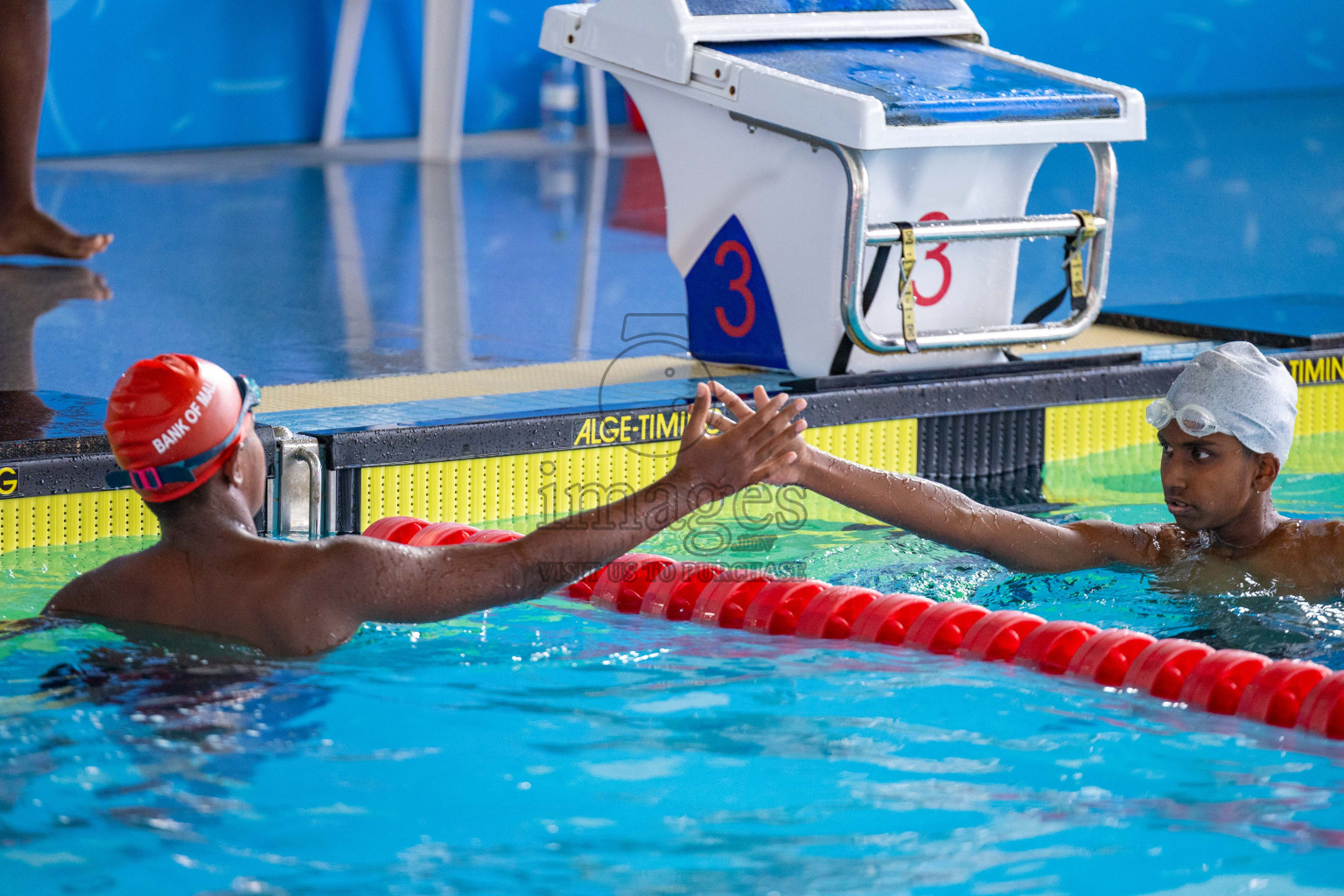 Day 4 of 20th Inter-school Swimming Competition 2024 held in Hulhumale', Maldives on Tuesday, 15th October 2024. Photos: Ismail Thoriq / images.mv