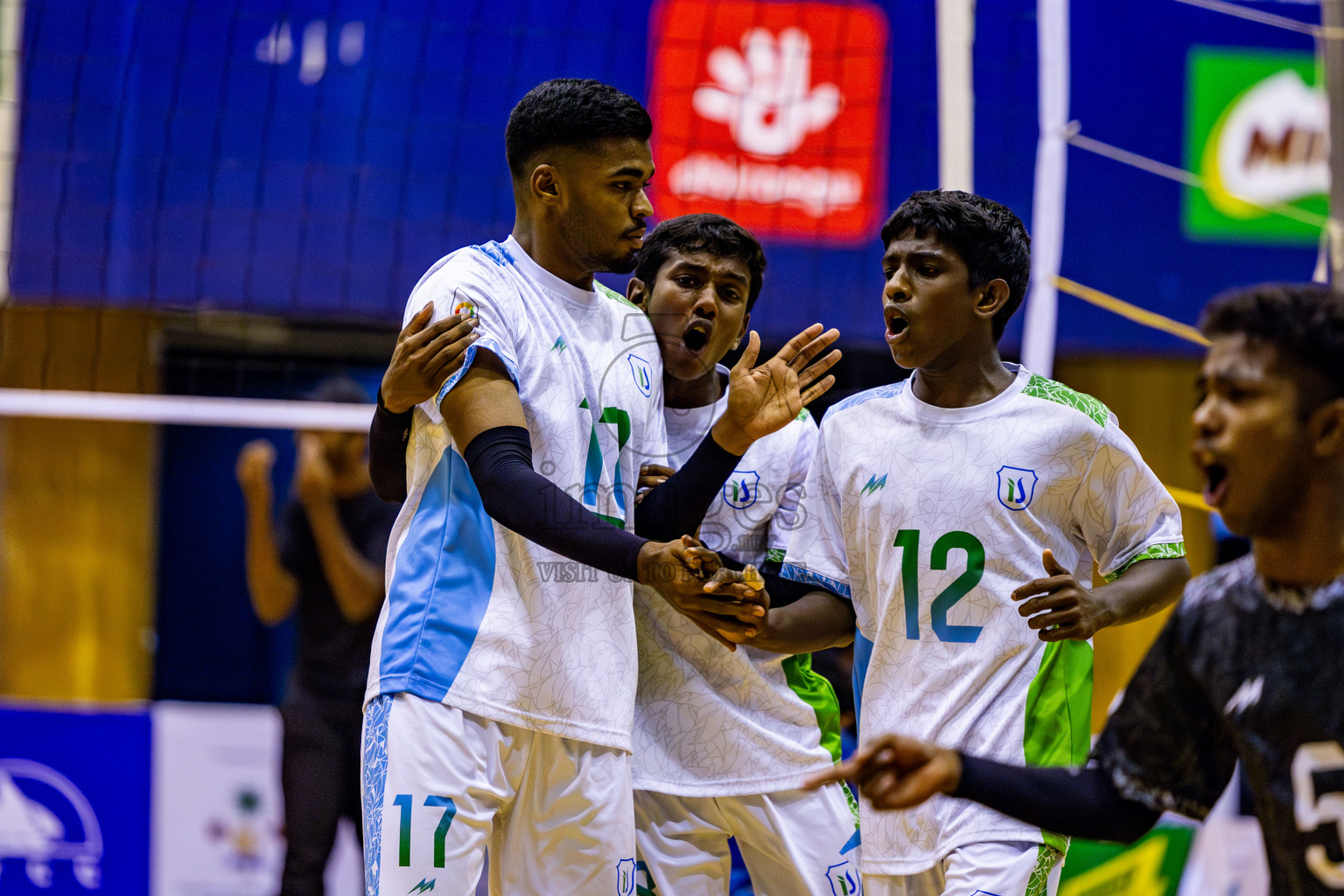 Finals of Interschool Volleyball Tournament 2024 was held in Social Center at Male', Maldives on Friday, 6th December 2024. Photos: Nausham Waheed / images.mv