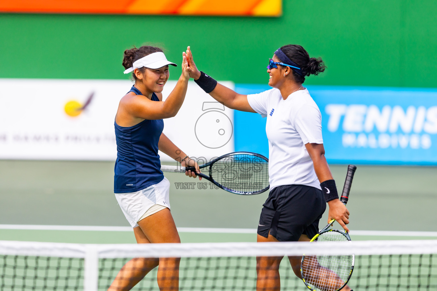 Day 9 of ATF Maldives Junior Open Tennis was held in Male' Tennis Court, Male', Maldives on Friday, 20th December 2024. Photos: Nausham Waheed/ images.mv