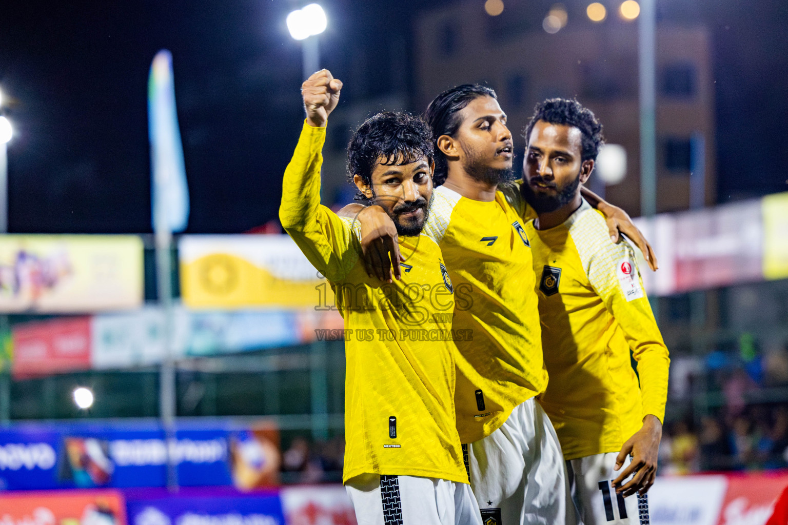 Dhiraagu vs RRC in Quarter Finals of Club Maldives Cup 2024 held in Rehendi Futsal Ground, Hulhumale', Maldives on Friday, 11th October 2024. Photos: Nausham Waheed / images.mv