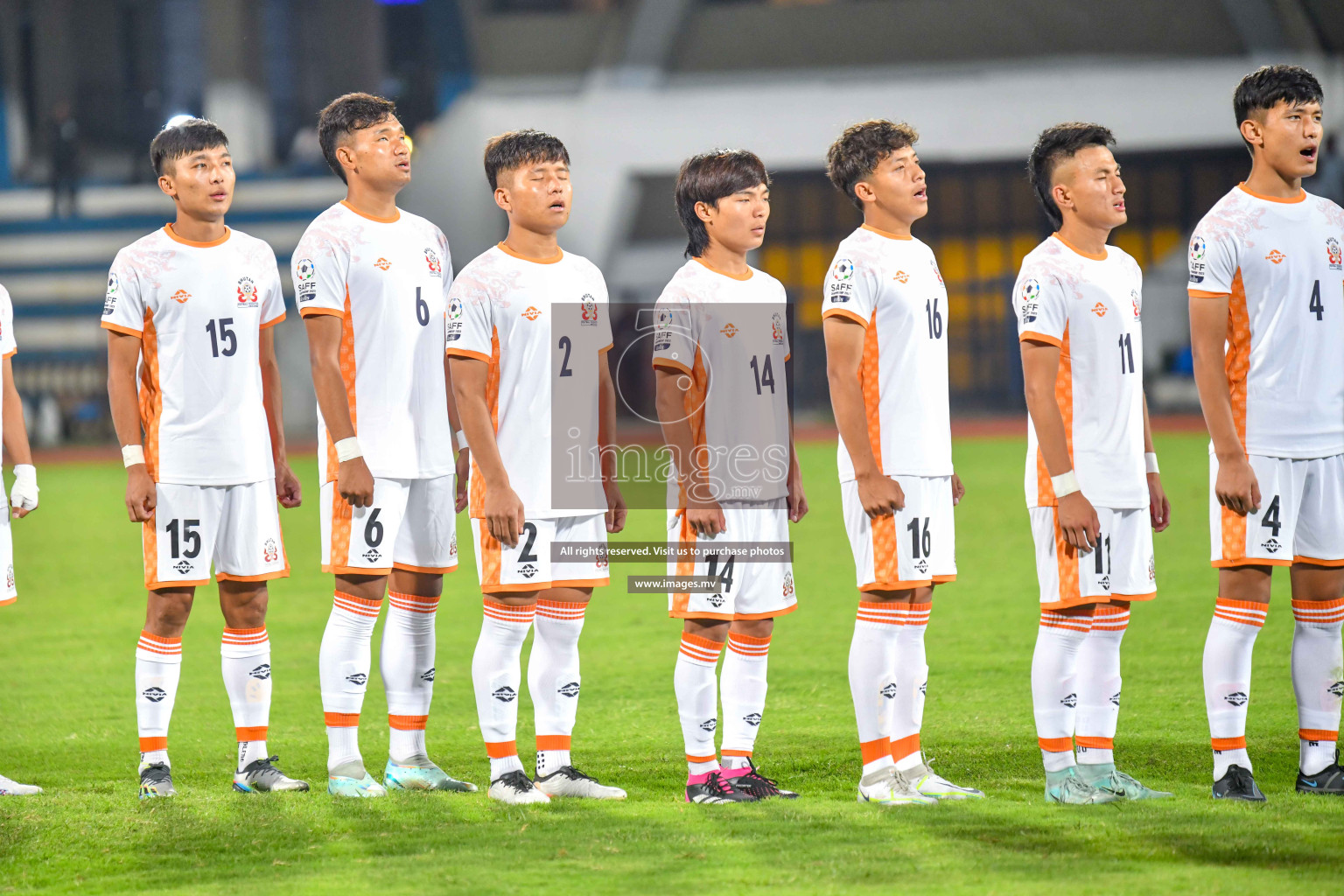 Maldives vs Bhutan in SAFF Championship 2023 held in Sree Kanteerava Stadium, Bengaluru, India, on Wednesday, 22nd June 2023. Photos: Nausham Waheed / images.mv