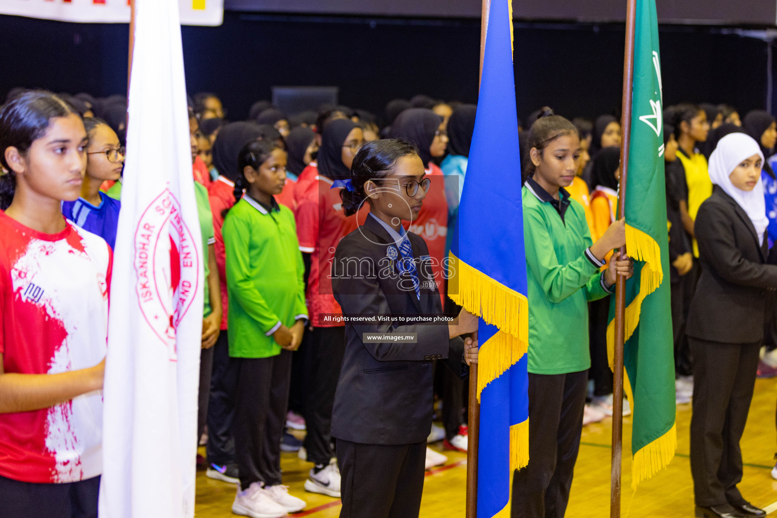 24th Interschool Netball Tournament 2023 was held in Social Center, Male', Maldives on 27th October 2023. Photos: Nausham Waheed / images.mv