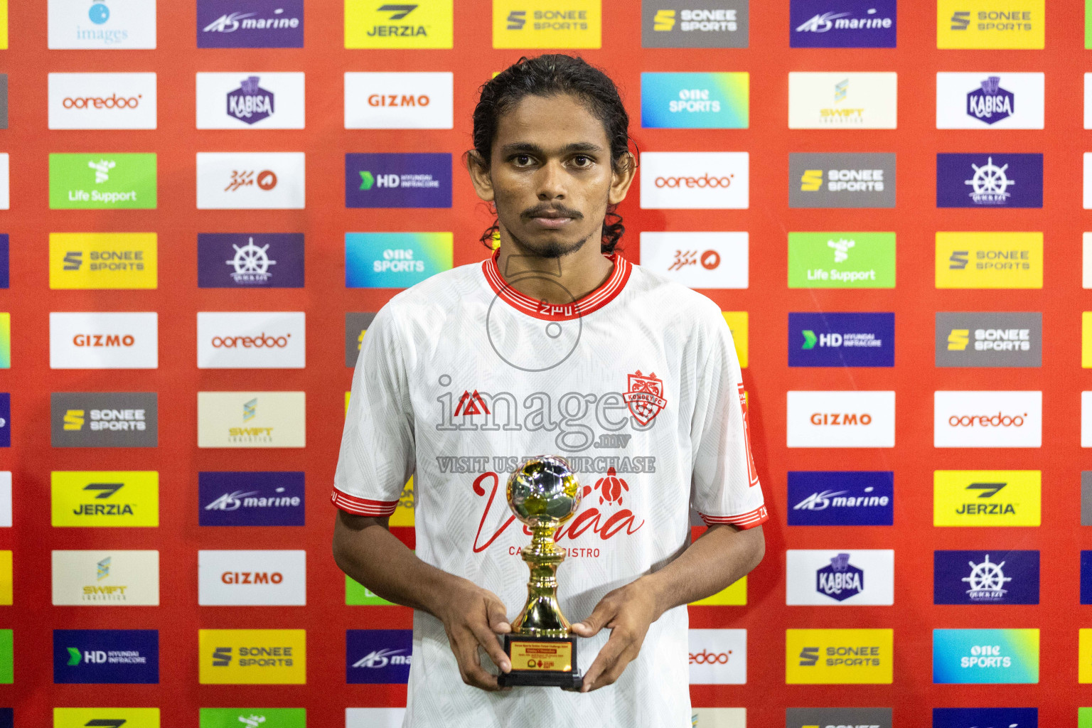 GA Kondey vs GA Dhaandhoo in Day 9 of Golden Futsal Challenge 2024 was held on Tuesday, 23rd January 2024, in Hulhumale', Maldives Photos: Nausham Waheed / images.mv