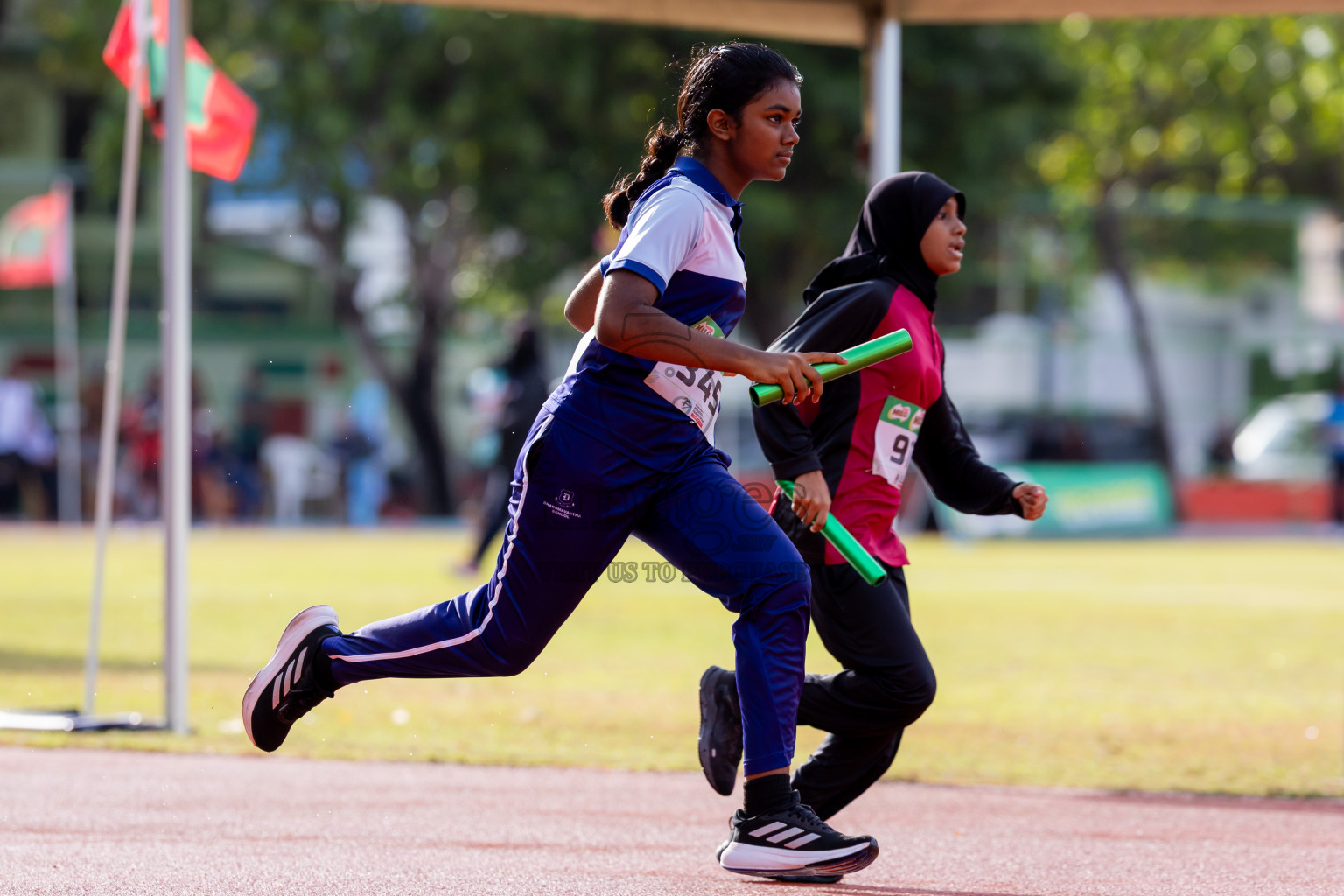 Day 6 of Inter-school Athletics Championship 2025 held in Ekuveni Synthetic Track, Male', Maldives on Sunday, 12th October 2025. Photos by: Nausham Waheed / Images.mv