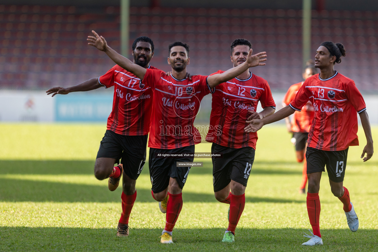 Biss Buru Sports vs JJ Sports Club  in 2nd Division 2022 on 14th July 2022, held in National Football Stadium, Male', Maldives Photos: Hassan Simah / Images.mv