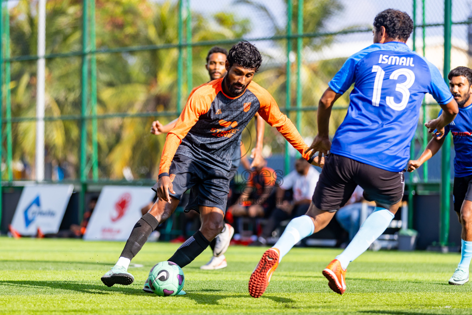 FC Calms vs FC Calms Blue in Day 7 of BG Futsal Challenge 2024 was held on Monday, 18th March 2024, in Male', Maldives Photos: Nausham Waheed / images.mv