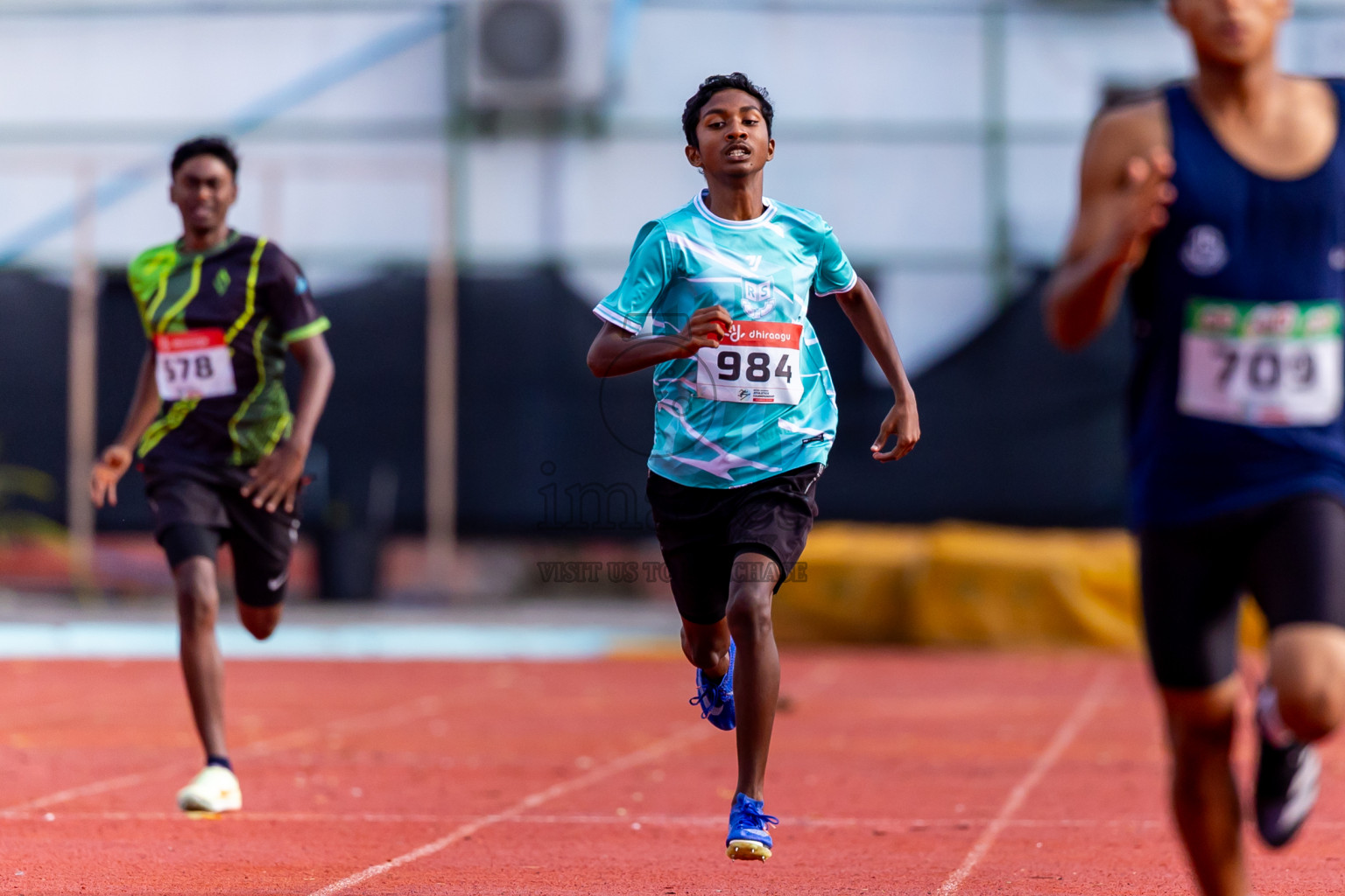 Day 5 of Inter-school Athletics Championship 2025 held in Ekuveni Synthetic Track, Male', Maldives on Saturday, 11th October 2025. Photos by: Nausham Waheed / Images.mv